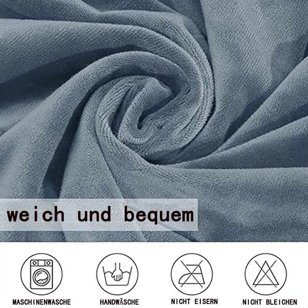 Kaket Stuhlhusse Bezug in Samtstoff,elastische Stretch Husse Bi-Elastic – Bild 4 von 5