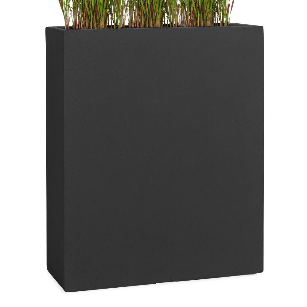 Pflanzwerk® Pflanzkübel DIVIDER Premium Blumenkübel Raumteiler Hochbeet Fiberglas, Fiberglas - Handgefertigt - Rechteckig - Frostbeständig