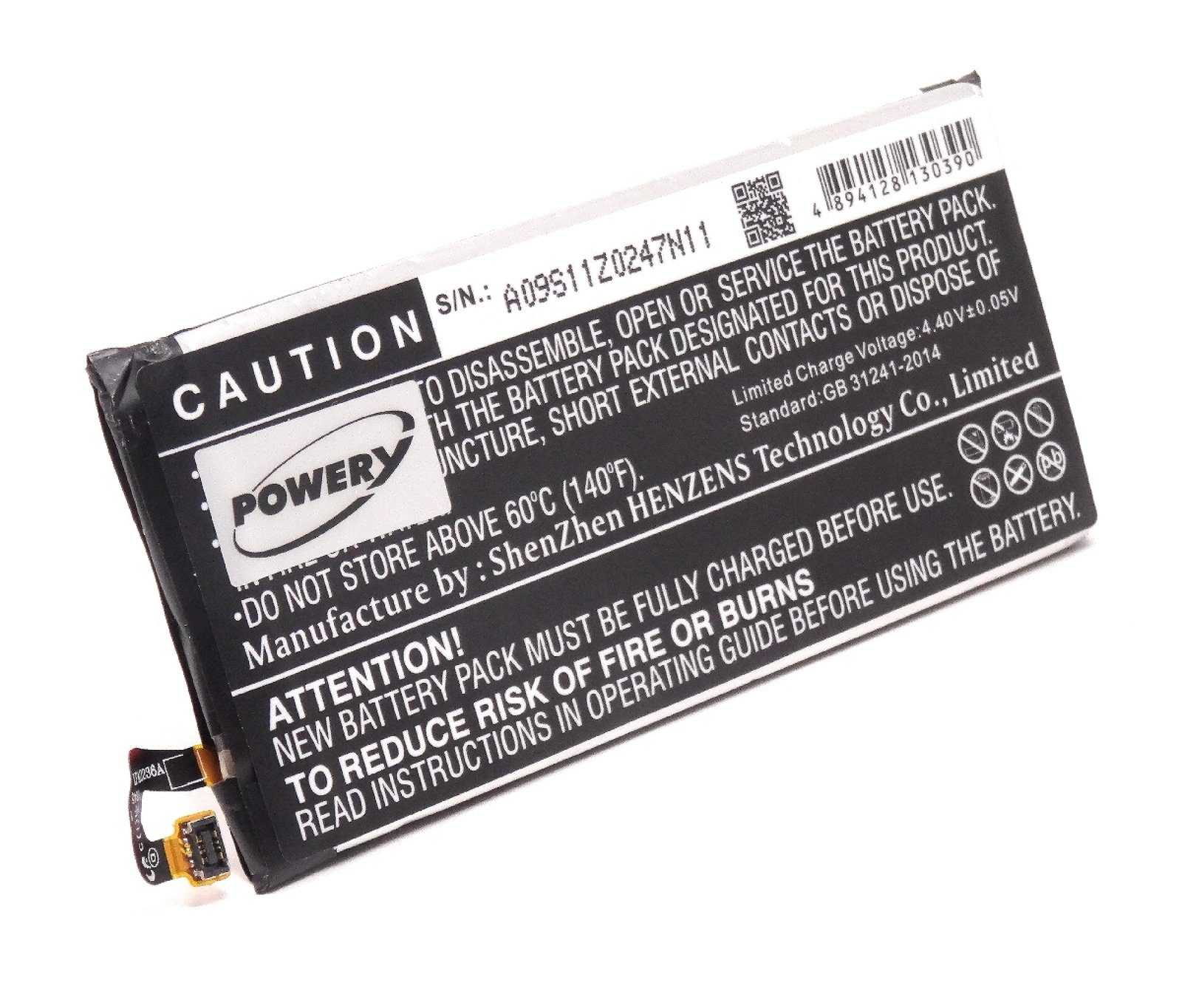 Powery Akku für Samsung SM-J530F/DS Smartphone-Akku 3000 mAh (3.85 V)