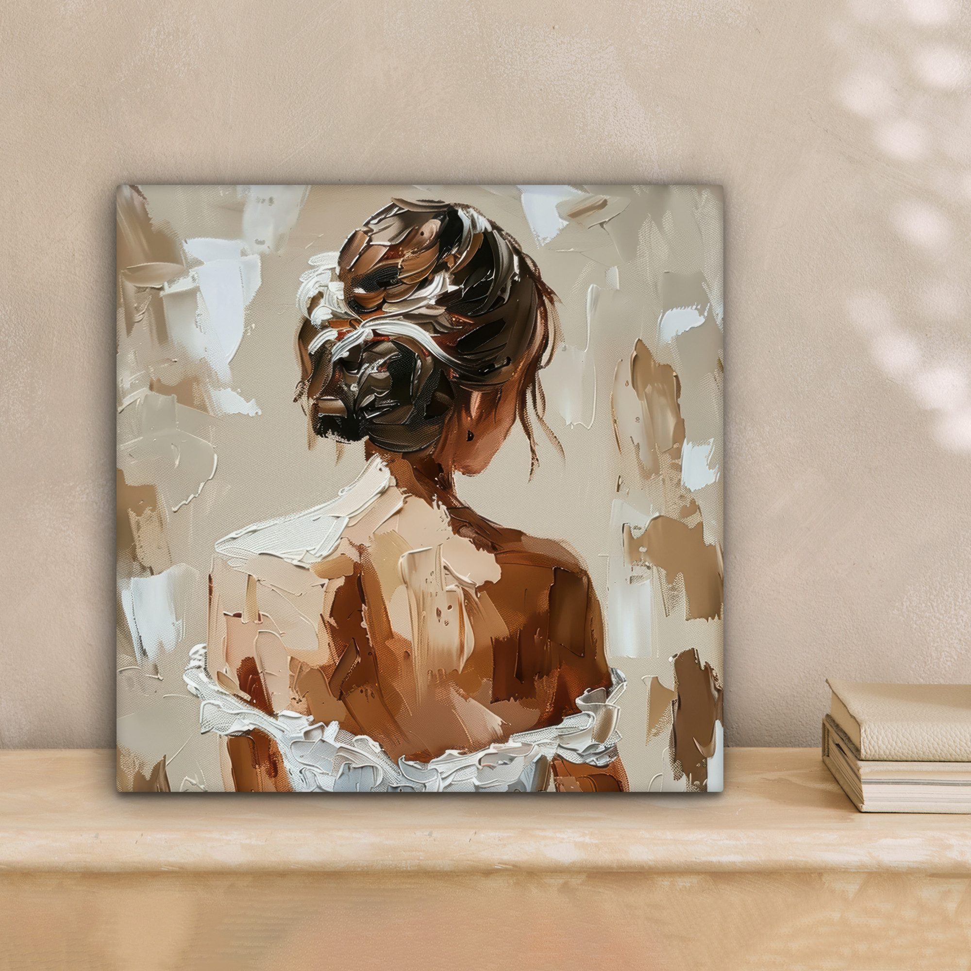 OneMillionCanvasses® Leinwandbild Frau - Farbe - günstig online kaufen