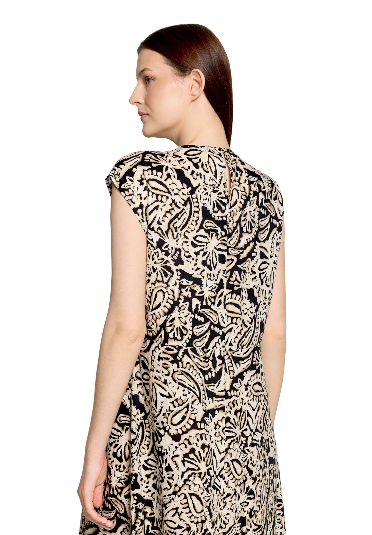 Cartoon Midikleid Damen mit Muster
