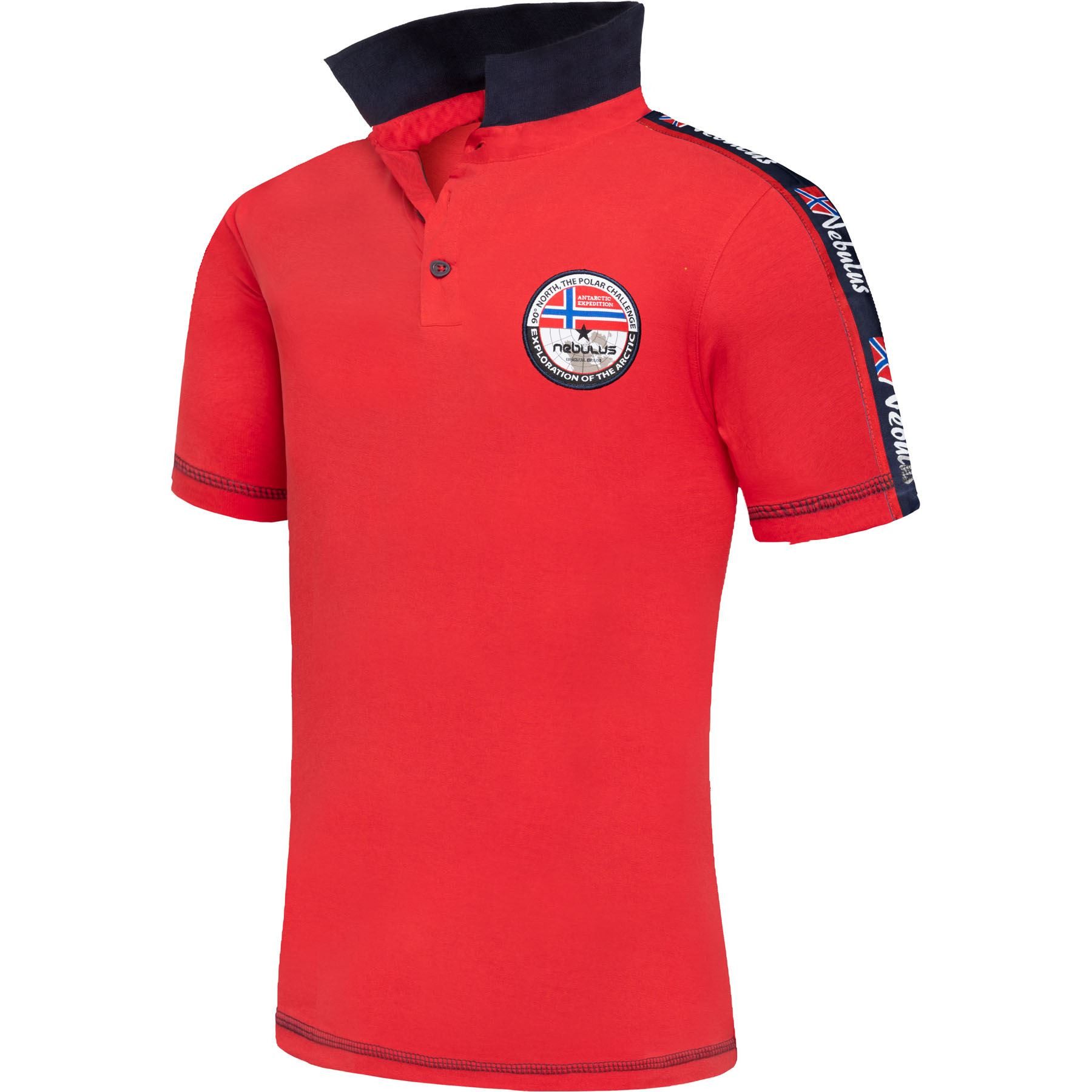 Poloshirt NEBI, P4975 - Herren, rot, L