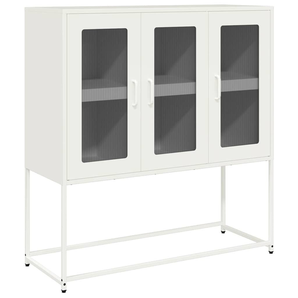 vidaXL Sideboard Sideboard Weiß 100,5x39x107 cm günstig online kaufen
