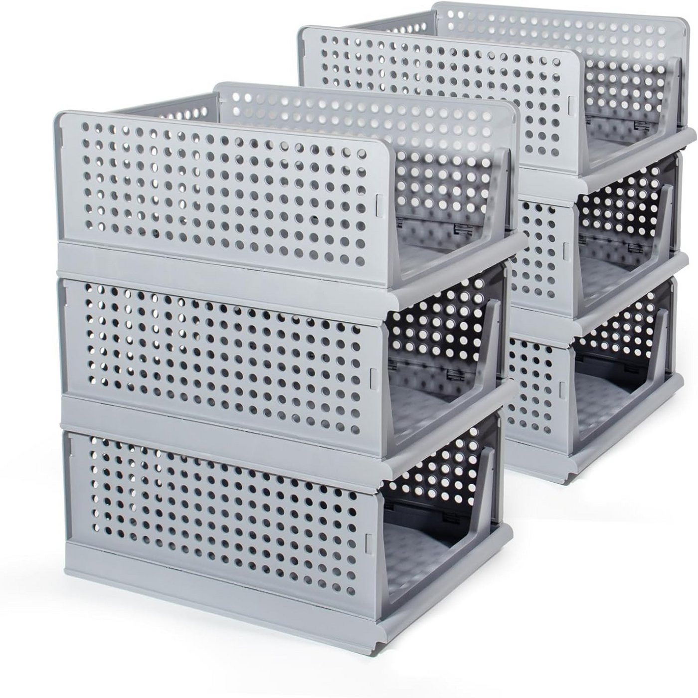 Zedelmaier Organizer Schrank-Organizer Kleiderschrank Schublade faltbare Aufbewahrungsbox (Set, 6 St., Set of 6), Klappbar und Stapelbar