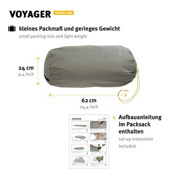 Wechsel Tunnelzelt Tunnelzelt Voyager 4 Personen Campingzelt, Familienzelt Alu Leicht 6,4 kg