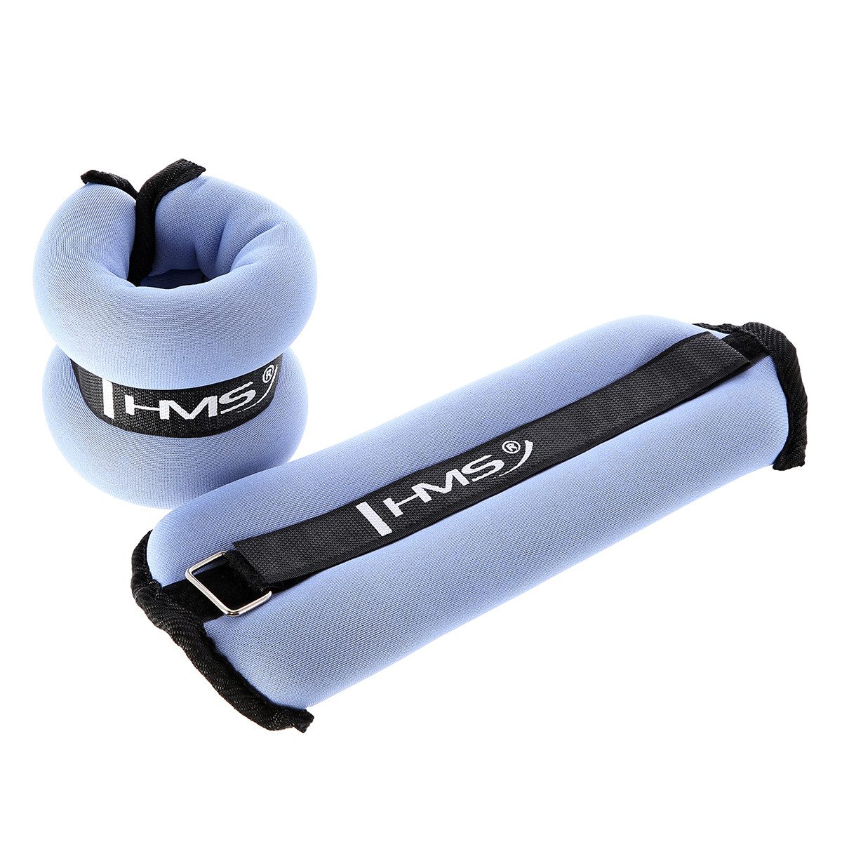 HMS Gewichtsmanschette OB04 2x1kg Knöchelgewichte Handgelenk Trainingsgewichte, Für Handgelenke und Knöchel geeignet