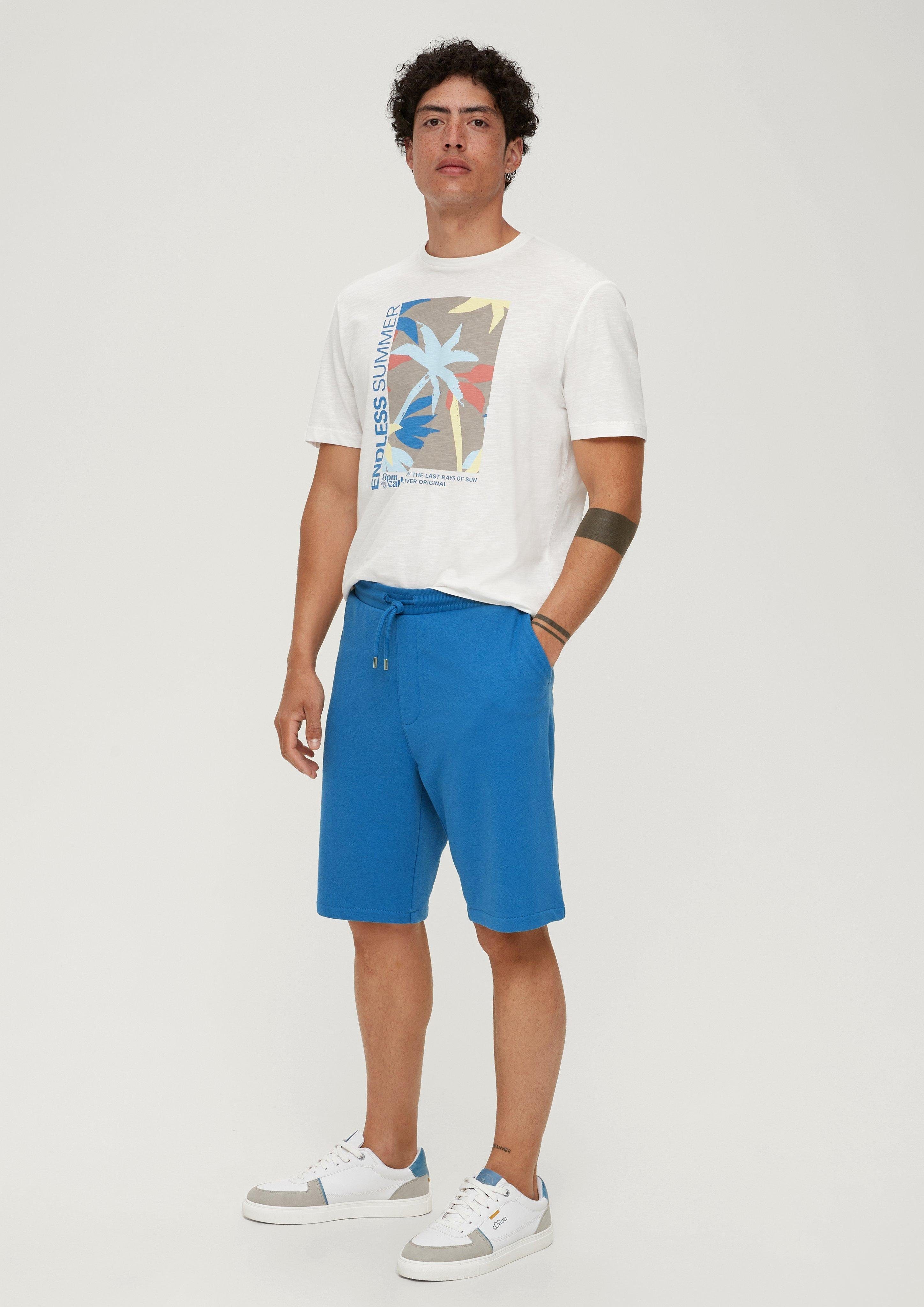 royalblau s.Oliver Bermuda-Jogger Bermudas Relaxed: