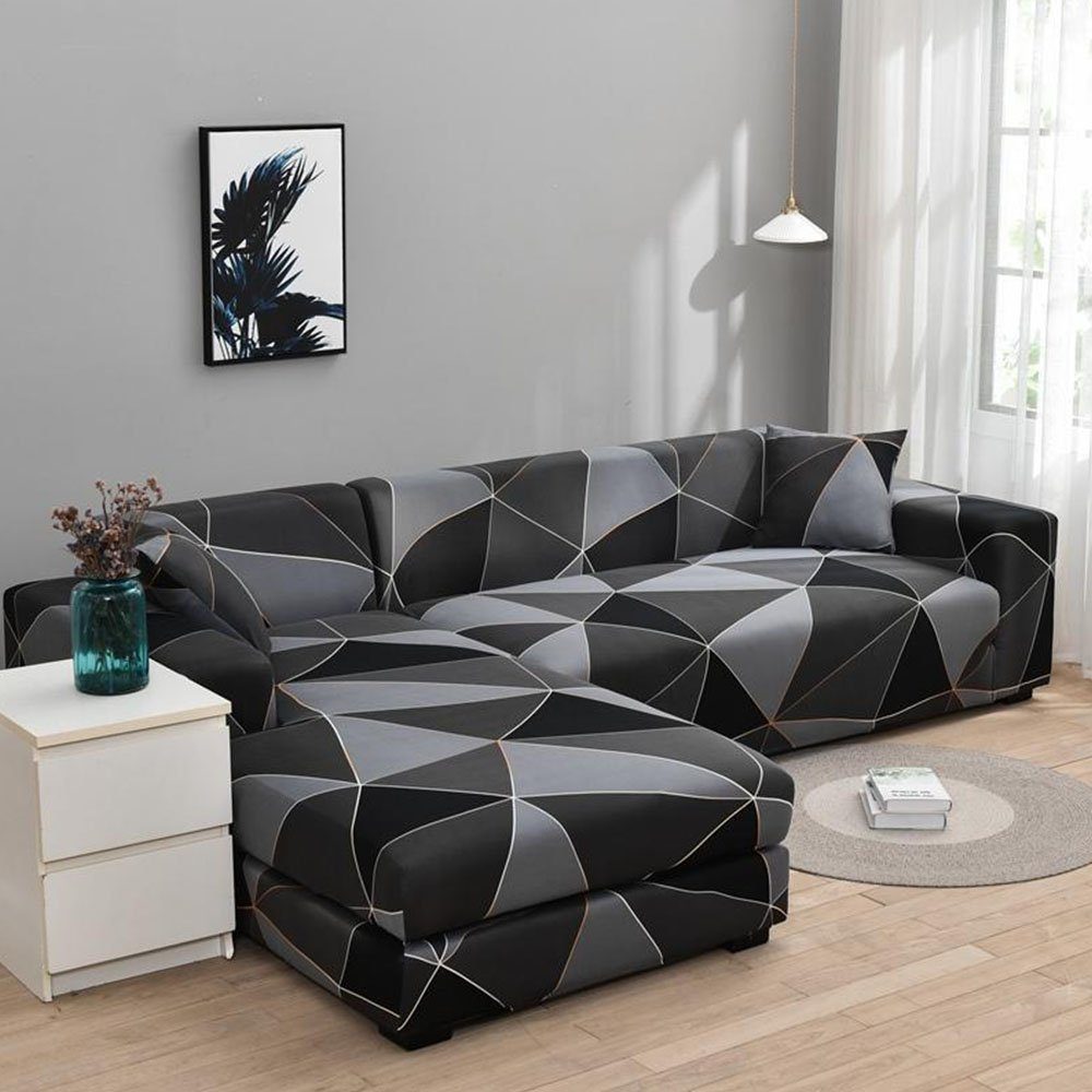 3 Stretch für FELIXLEO Sofabezug 190-230cm, Sofahusse Couch Sofahusse Sitzer