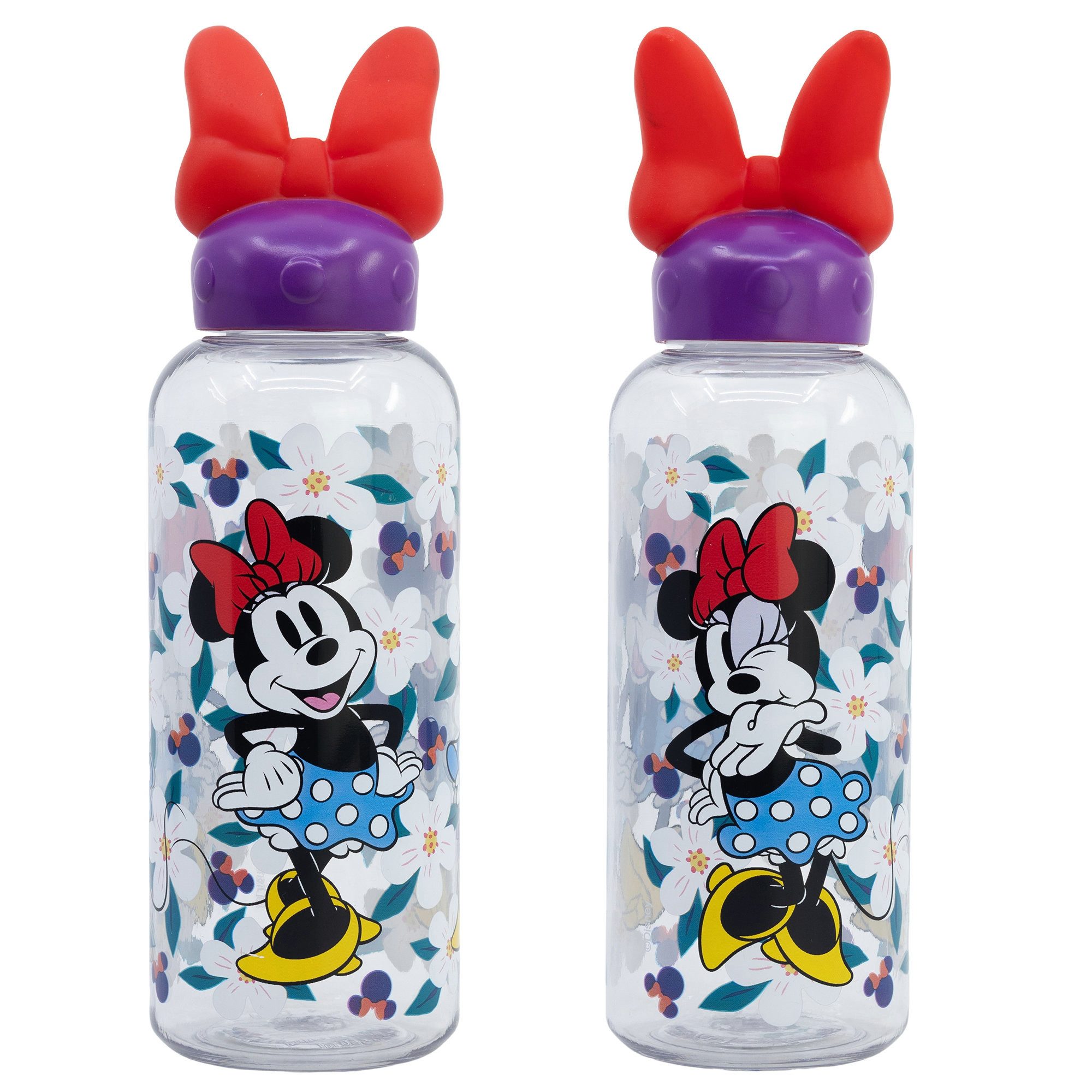 Disney Trinkflasche Disney Minnie Maus 3D Kinder Wasserflasche Flasche 560 ml