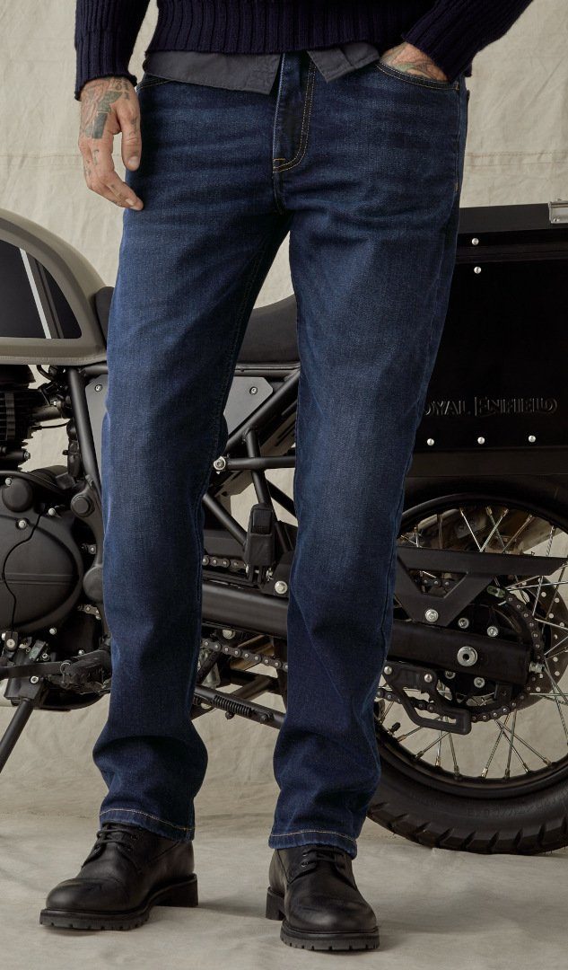 Belstaff Motorradhose Poplar Motorradjeans Indigo Rinse