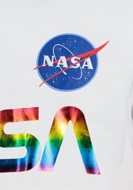 Alpha Industries T-Shirt ALPHA INDUSTRIES Men - T-Shirts NASA Refl. T Metal