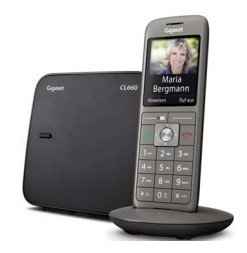 Gigaset CL660 Schnurloses DECT-Telefon (Mobilteile: 1, Weckfunktion, Freisprechen)