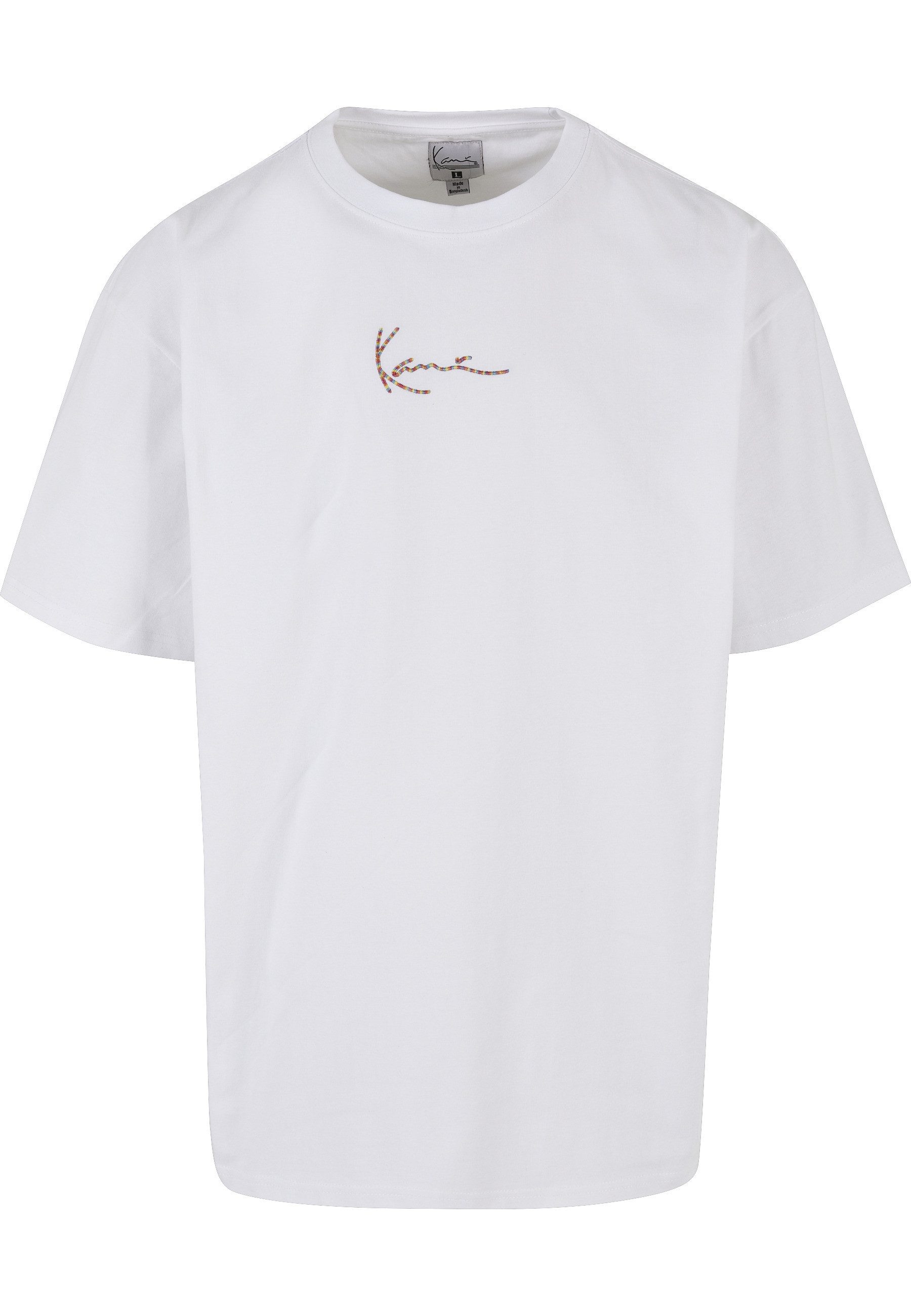 Karl Kani T-Shirt Karl Kani Herren Small Signature Multicolor Logo Tee white (1-tlg)
