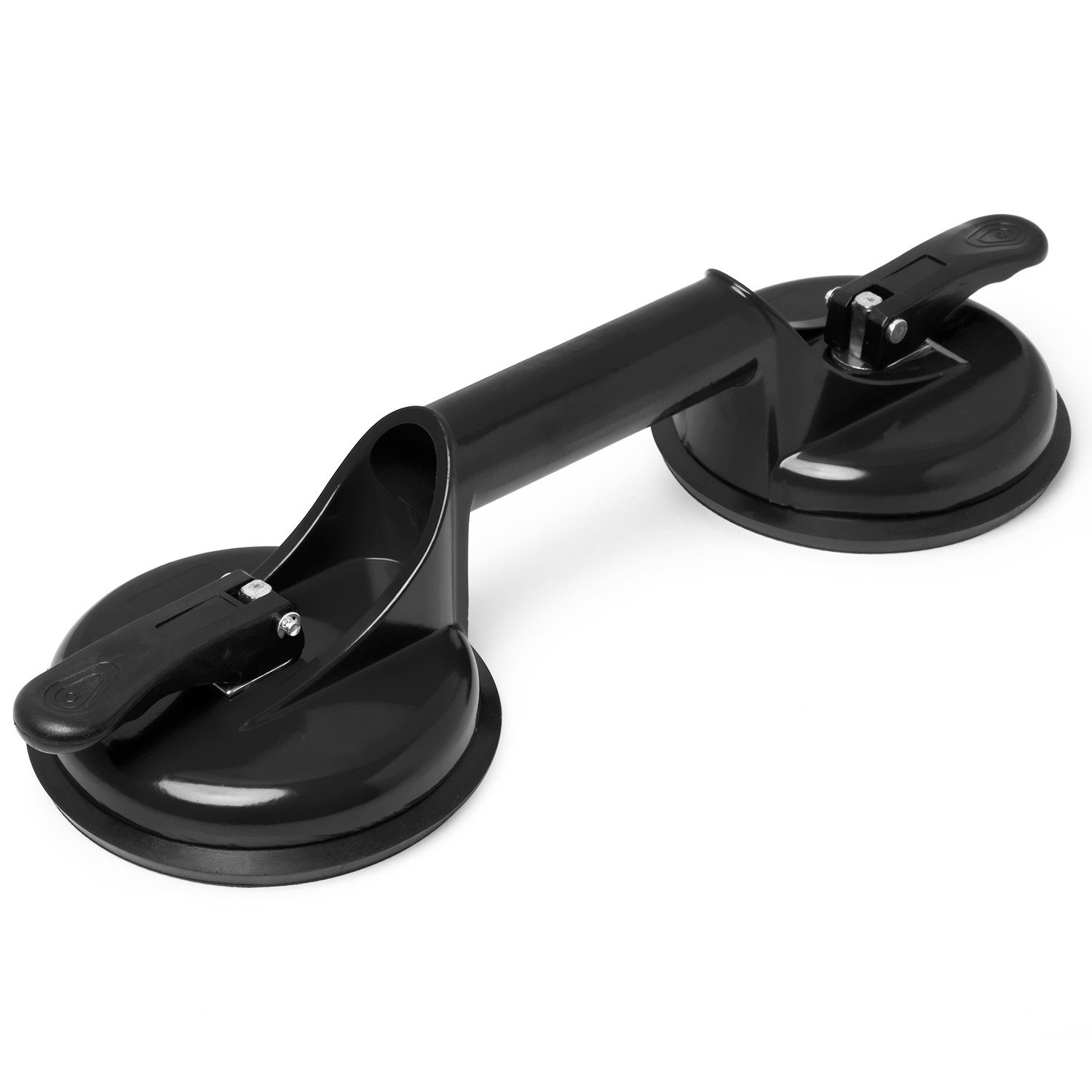 Saugheber mit 2 Saugnäpfen schwarz