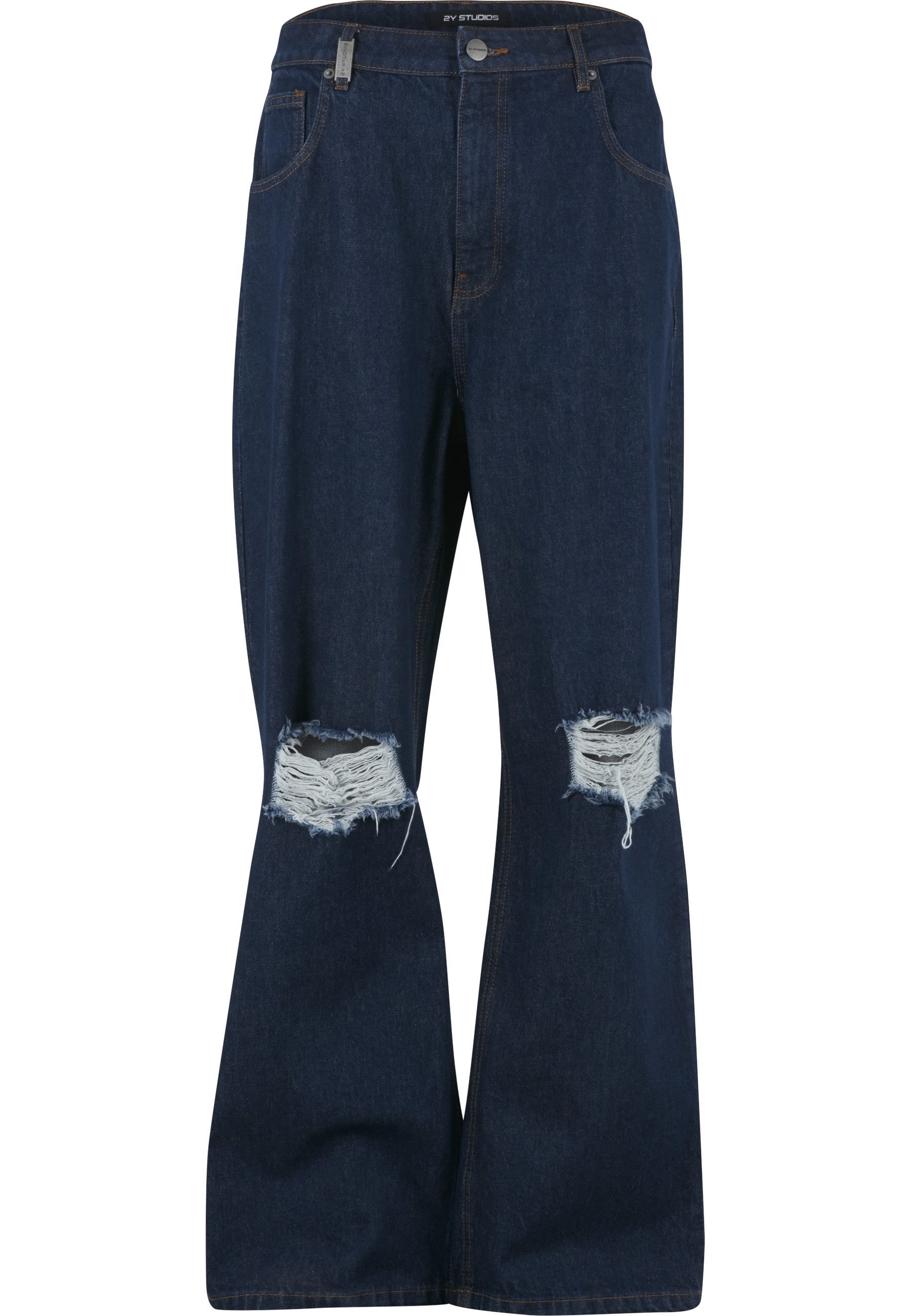 Bequeme Jeans 2Y Studios 2Y Anduin Ripped Baggy Jeans