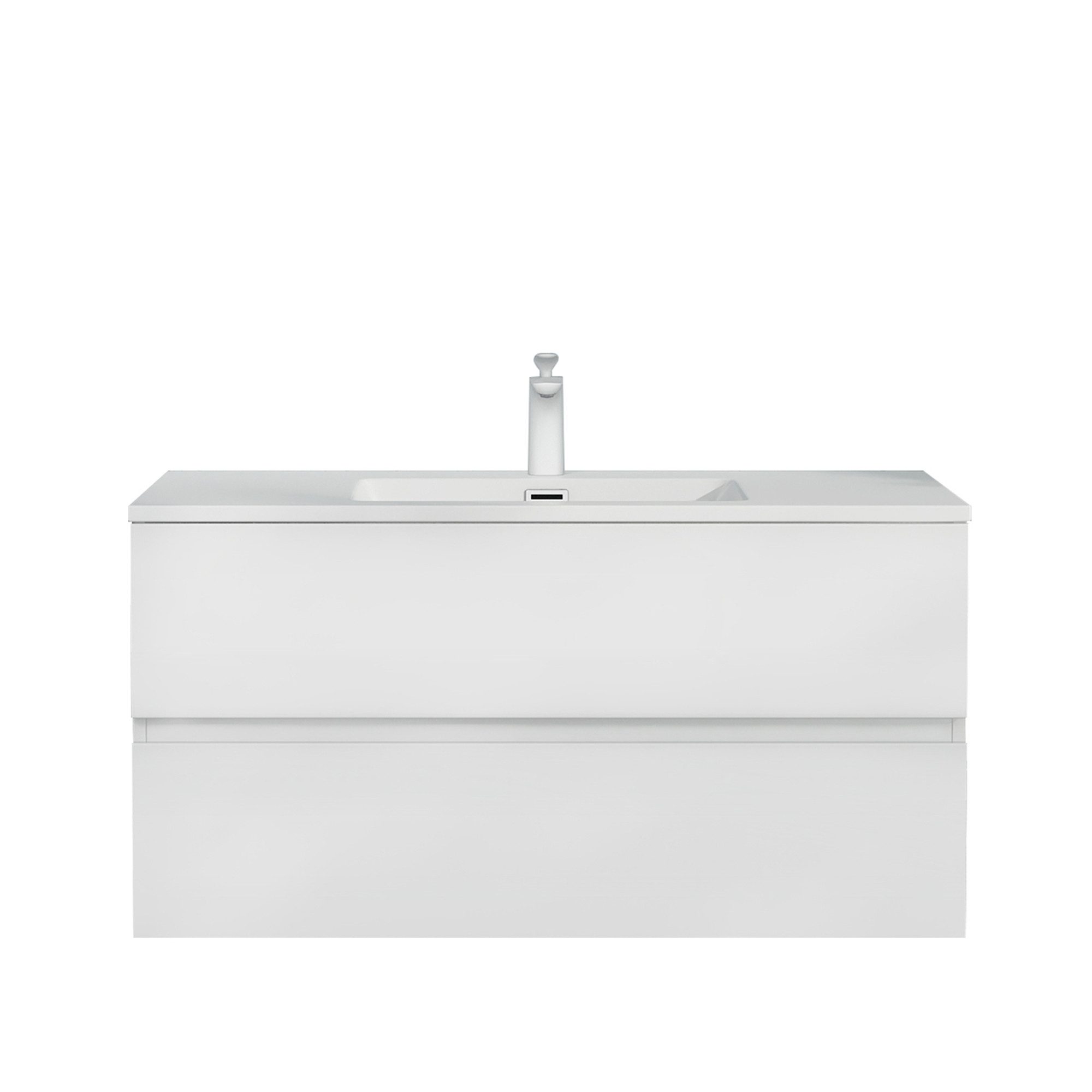 doporro Badmöbel-Set Badezimmermöbel Badezimmer Waschbecken Waschtisch Spiegel Aqualis