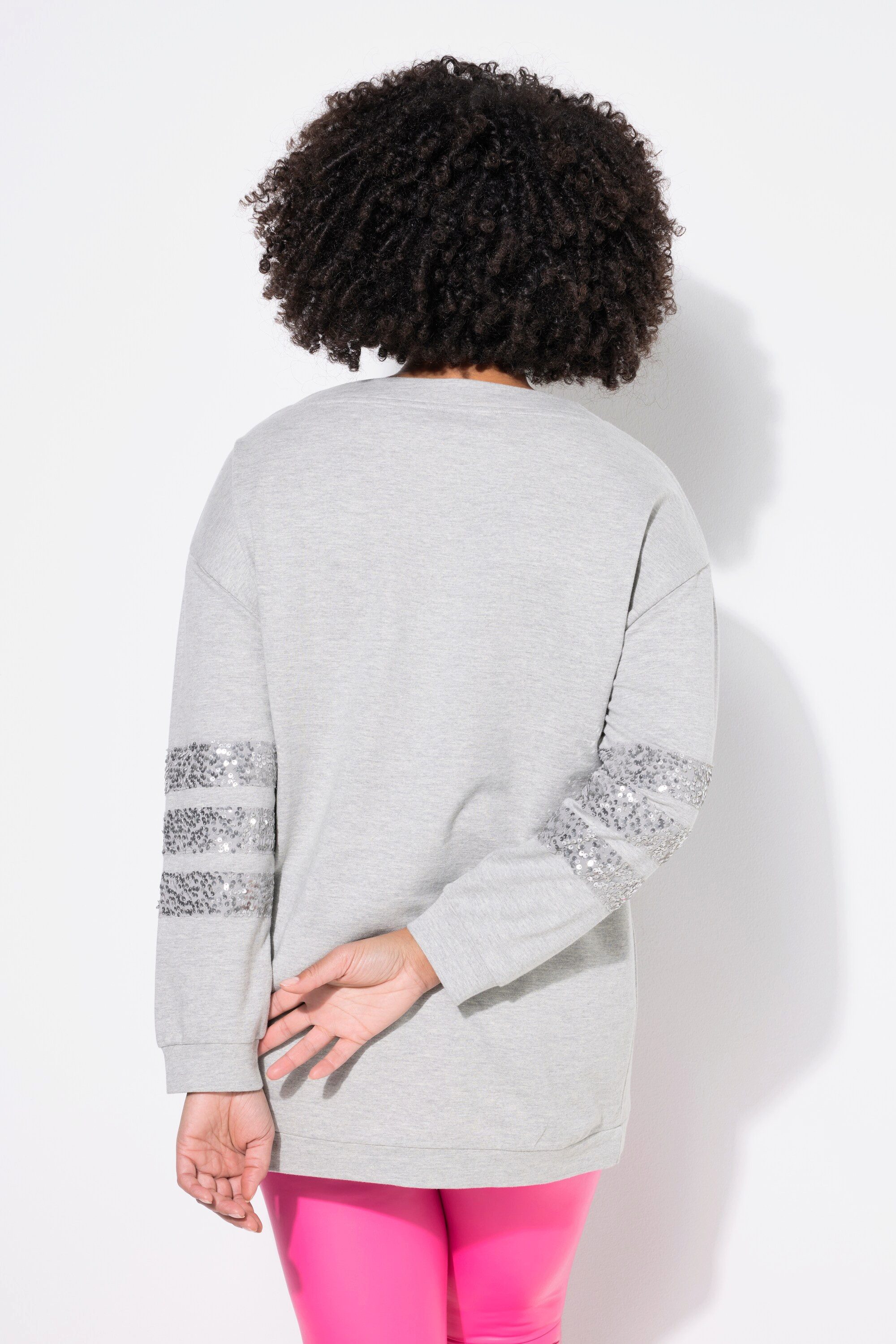 Angel of Style Sweatshirt Sweatshirt Loose Fit CutOut Pailletten