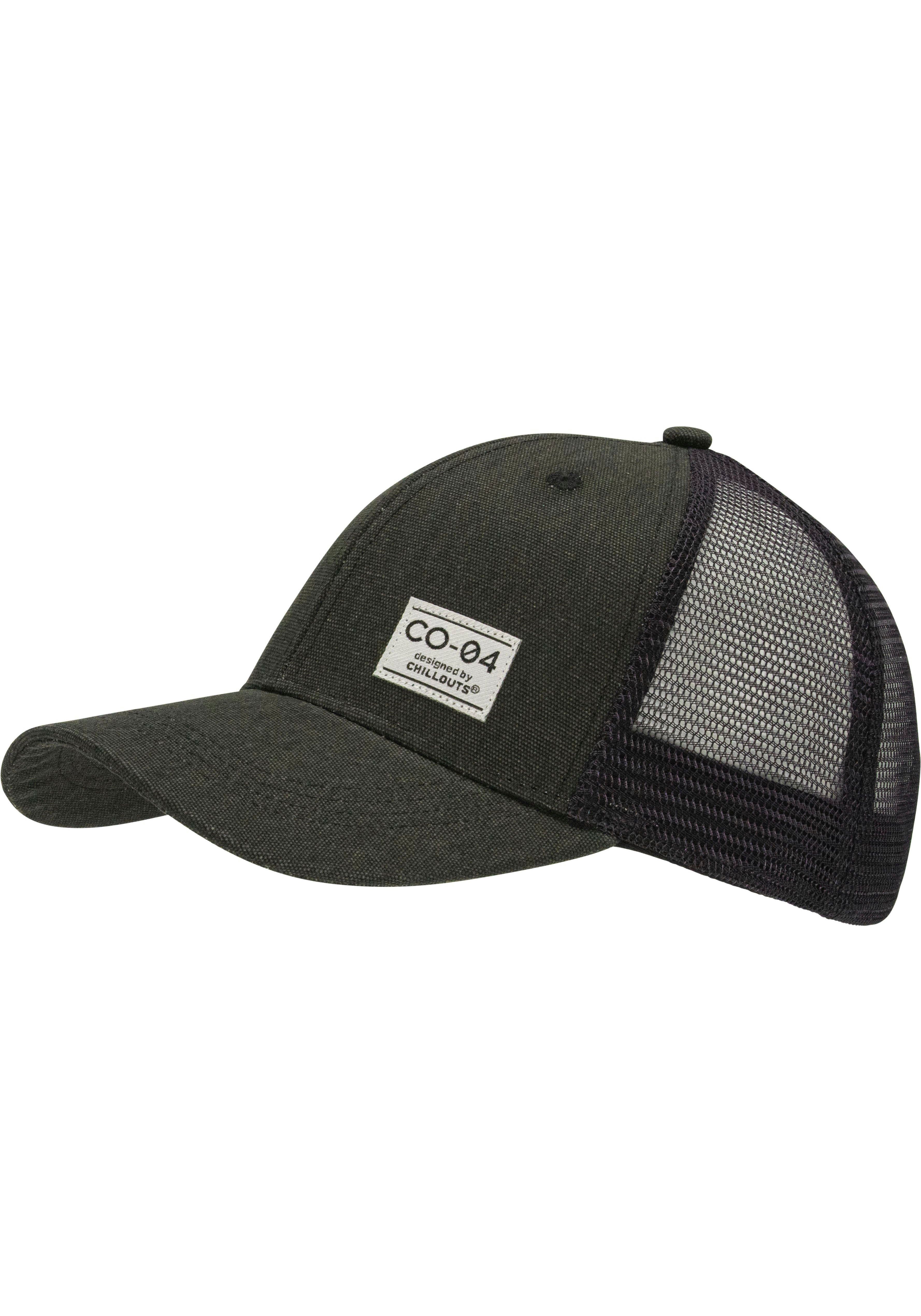 chillouts Trucker Cap Denver Hat mit luftdurchlässigem Netzrücken & stylischem Logo-Patch