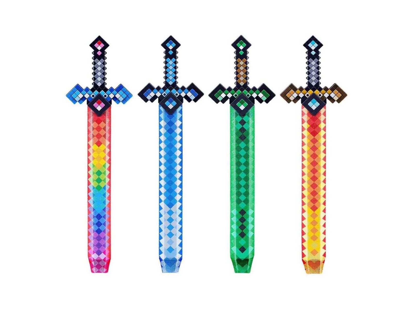 ZURU Spiel ZURU XSHOT Pixel Schwert – 1 aus 4 Farben, zufällig