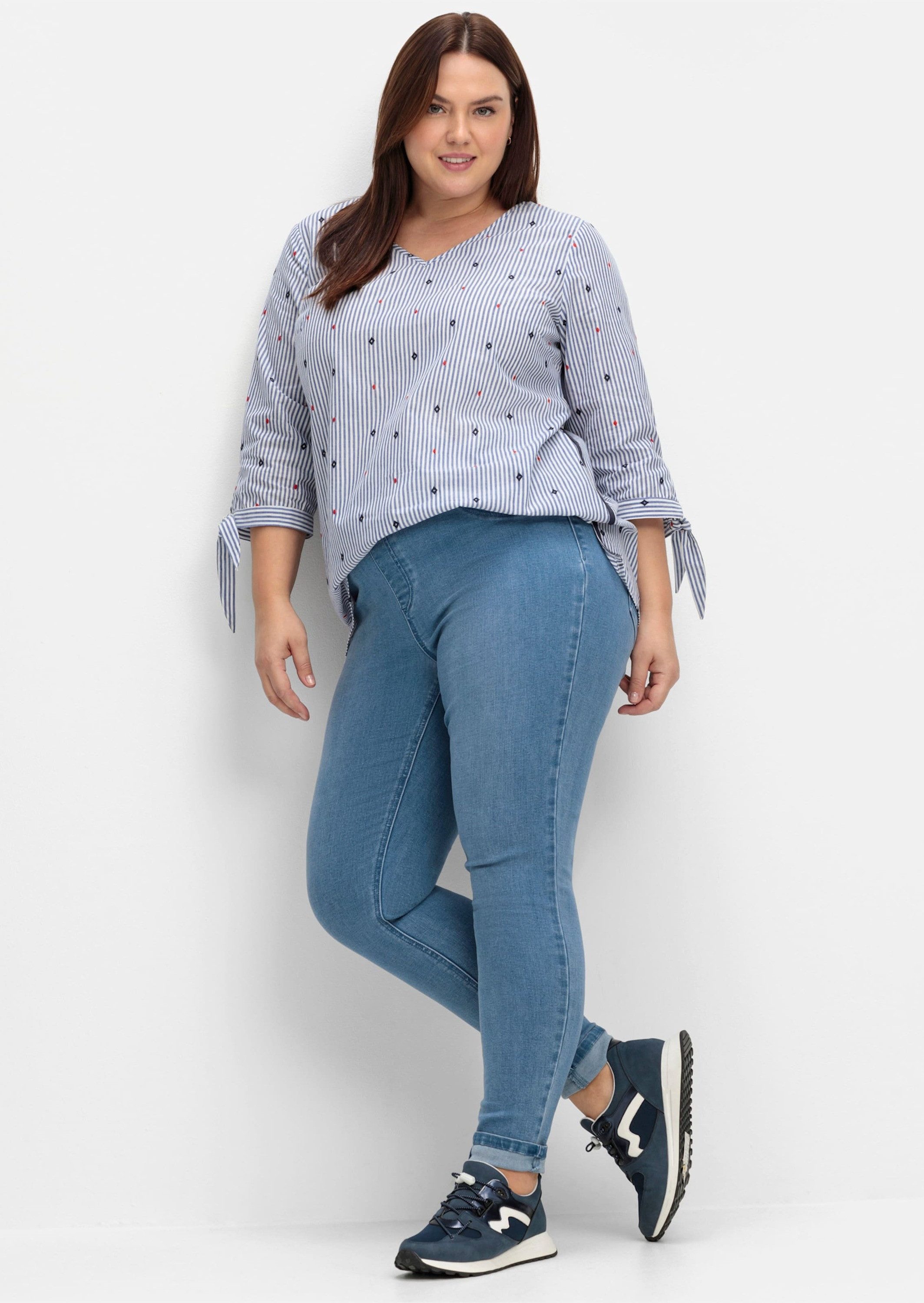 Sheego Bequeme Jeans Jeans-Leggings Power-Stretch-Qualität
