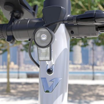 Viron E-Scooter Elektro Scooter mit Straßenzulassung Aluminium, Elektroroller eKFV Zulassung Faltbar Roller EScooter mit ABE