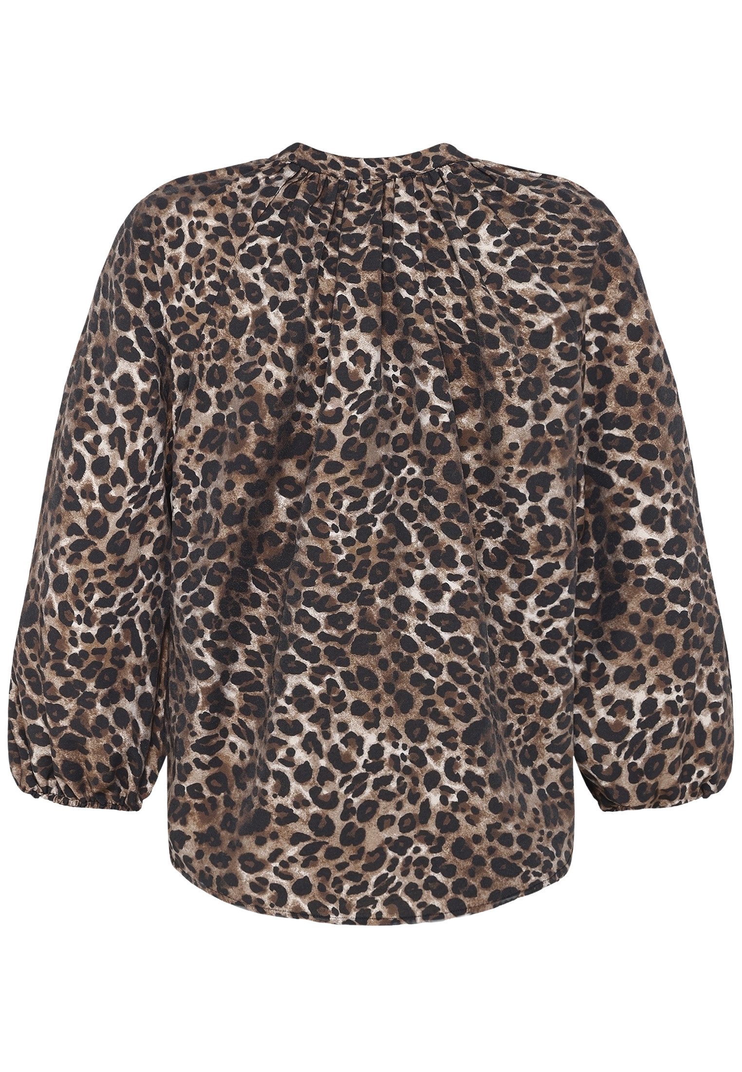 Zero Schlupfbluse Damen mit Leoprint