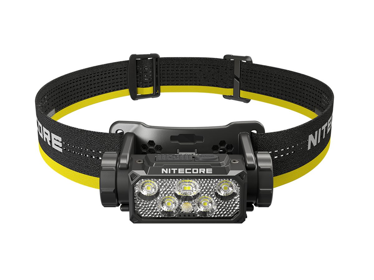 Nitecore LED Stirnlampe HC60 UHE - 1600 Lumen - 18650 Akku - 2 Lichtquellen weiss und Rotlicht (1-St)