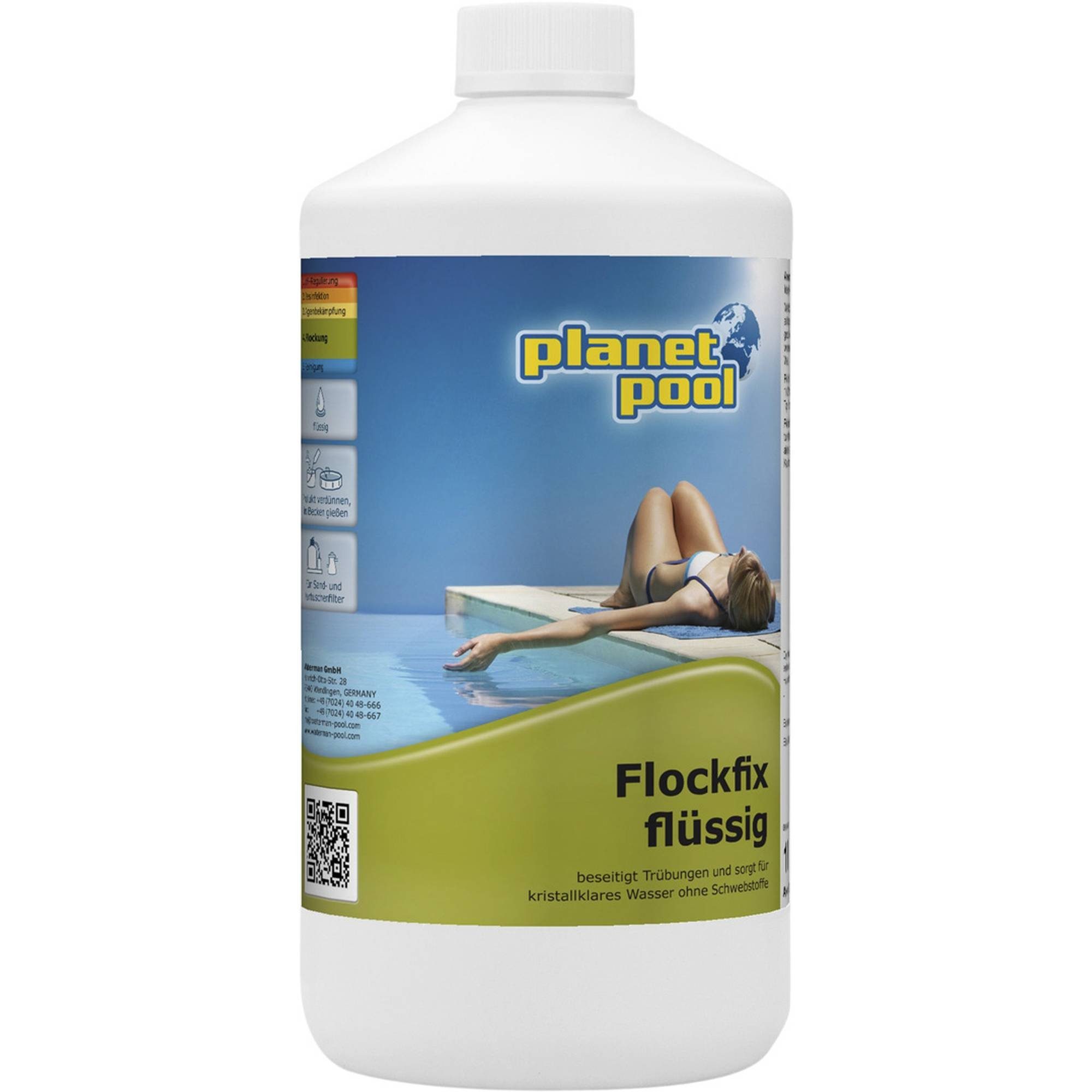 Poolpflege Planet Pool - Flockfix flüssig, 1 Ltr.