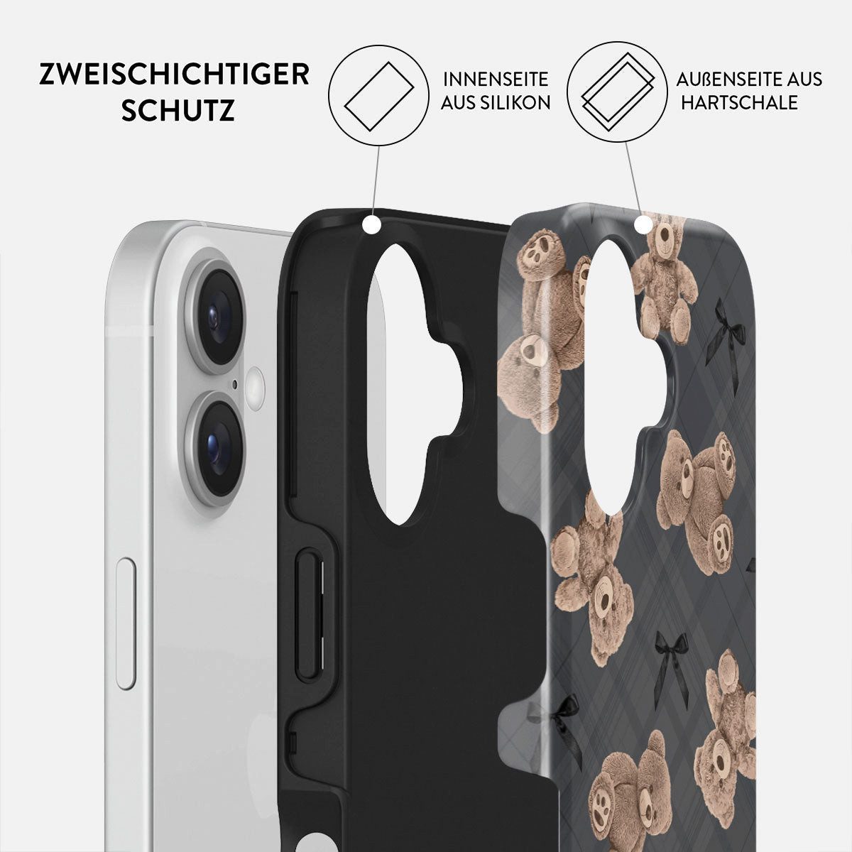 BURGA Handyhülle Tough MagSafe Case Best Friends Forever "BFF" iPhone 16