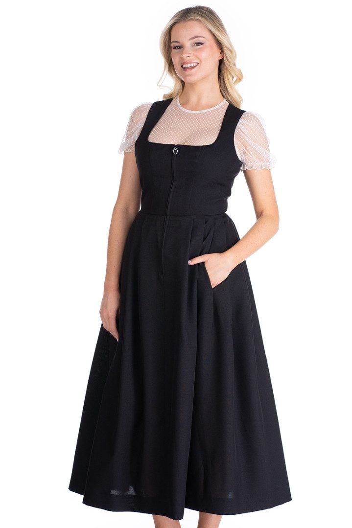 Hammerschmid Dirndl Dirndl lang 1tlg. - WOLFGANGSEE - schwarz