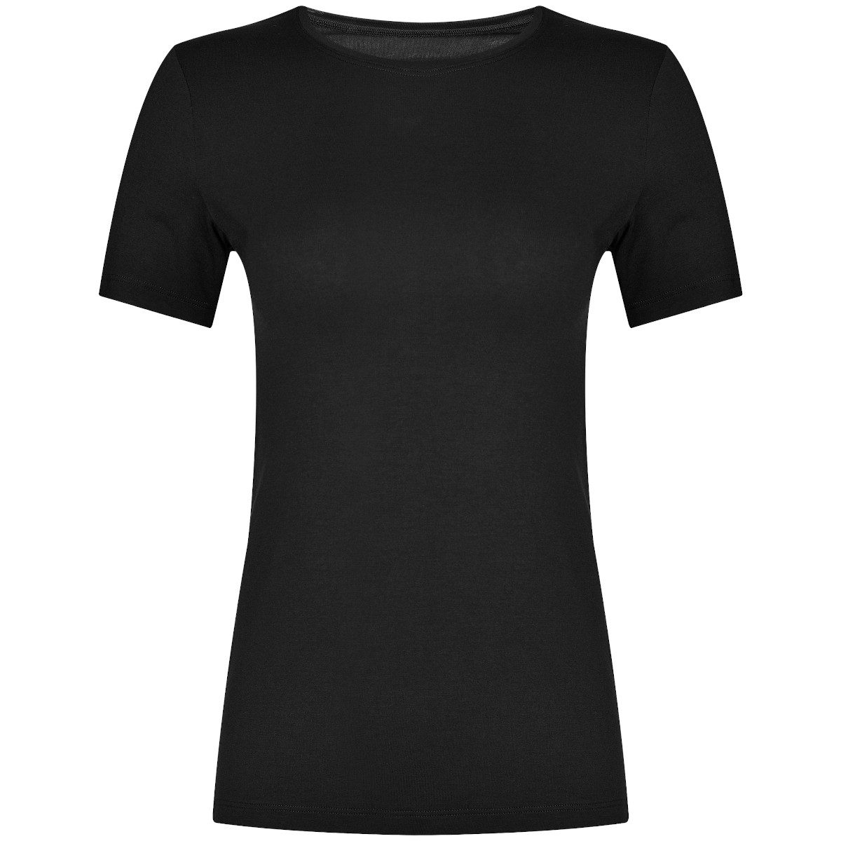 Evoni T-Shirt Kurzarm Rundhals Baumwolle Basic Shirt günstig online kaufen
