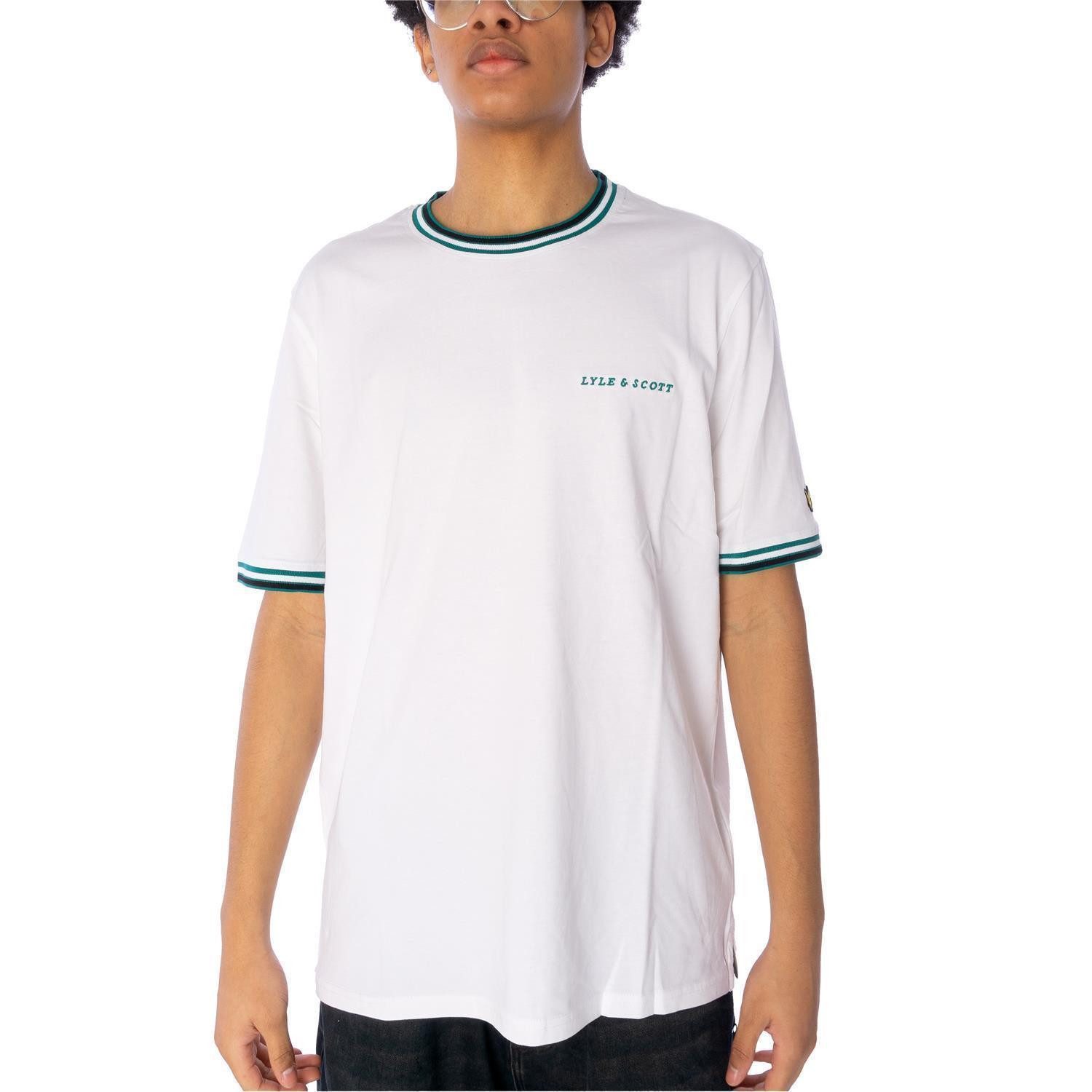 Lyle & Scott T-Shirt T-Shirt Lyle & Scott Embroidered Tipped (1-tlg) Bequeme Passform
