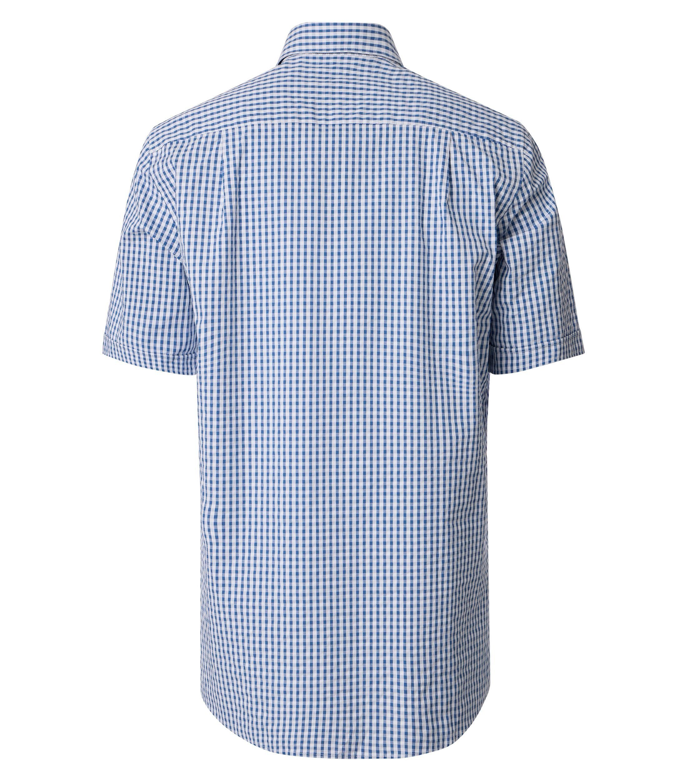 Redmond Kurzarmhemd kariert Comfort Fit