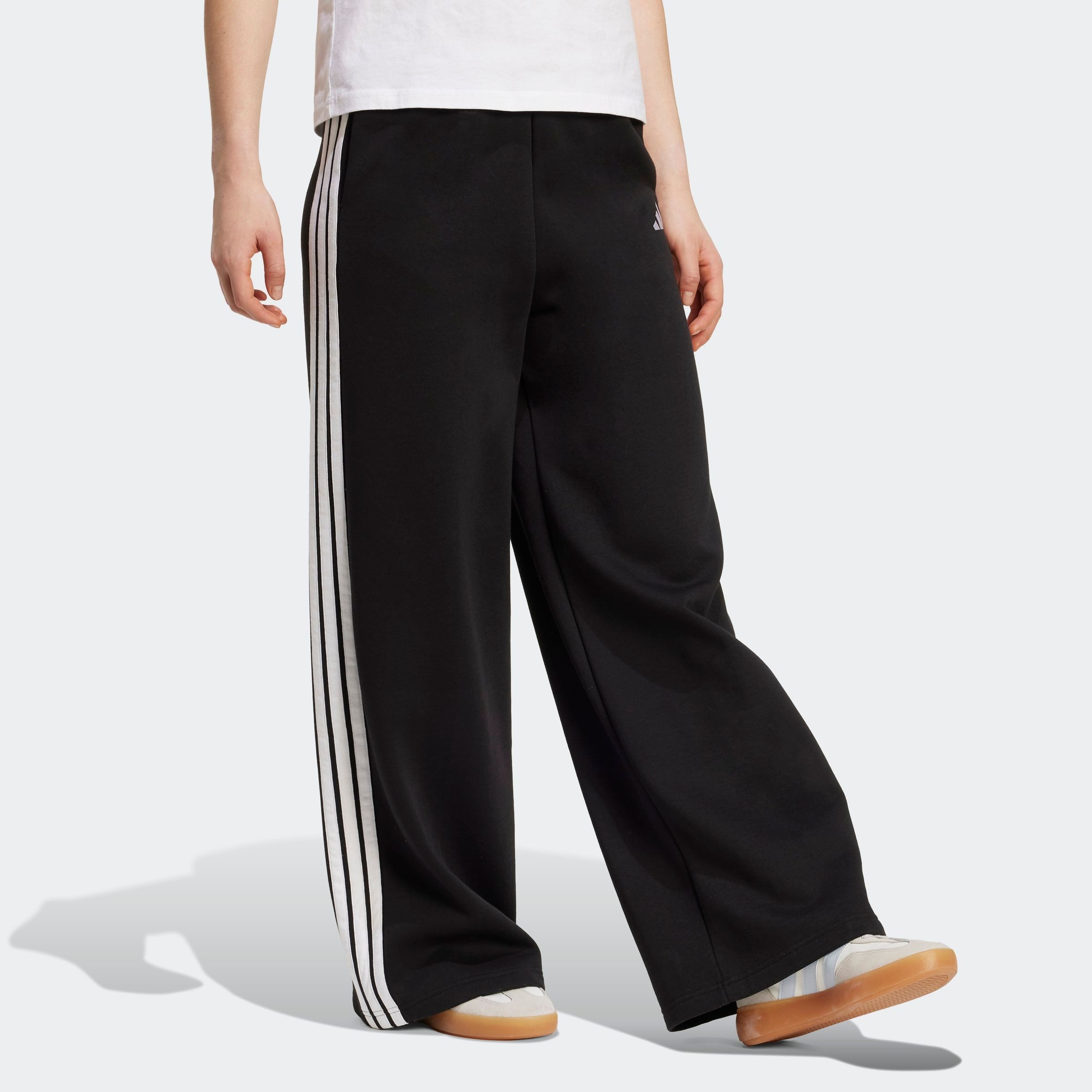 adidas Sportswear Sporthose W 3S FL PT (1-tlg) Weites Bein und weiches Flee günstig online kaufen