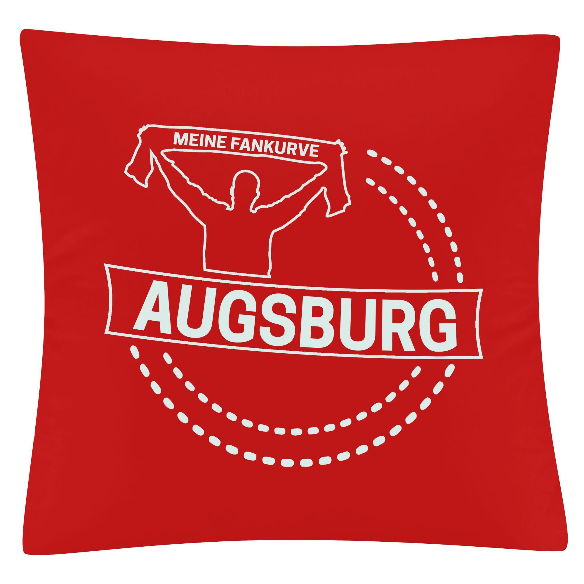 Kissenbezug Augsburg - Meine Fankurve - Kissen, multifanshop