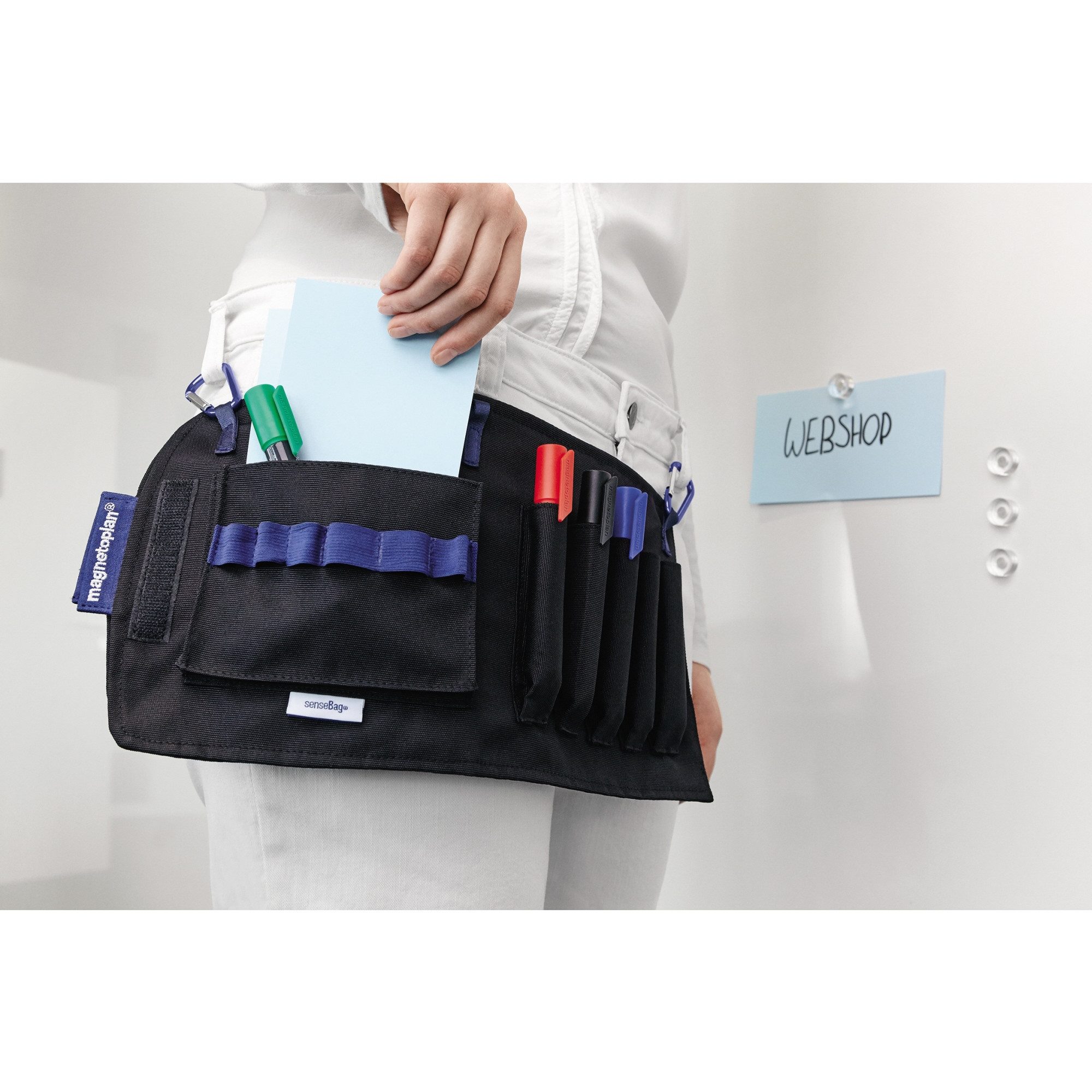 magnetoplan® Moderationskoffer Moderationstasche Action Wallet 11121 gefüllt