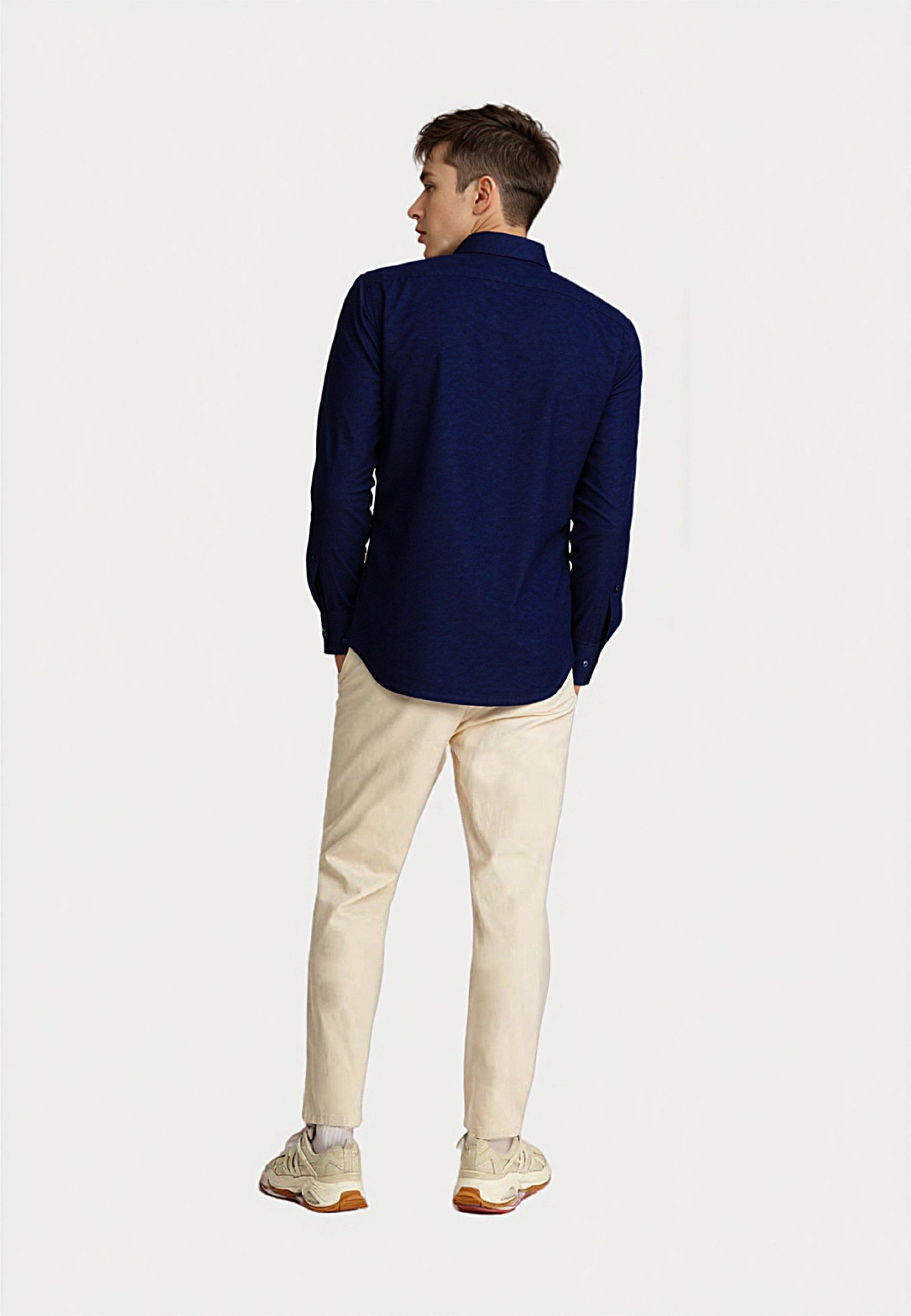 U.S. Polo Assn. Langarmhemd Hemd Twill Langarmhemd Button-Down (1-tlg)