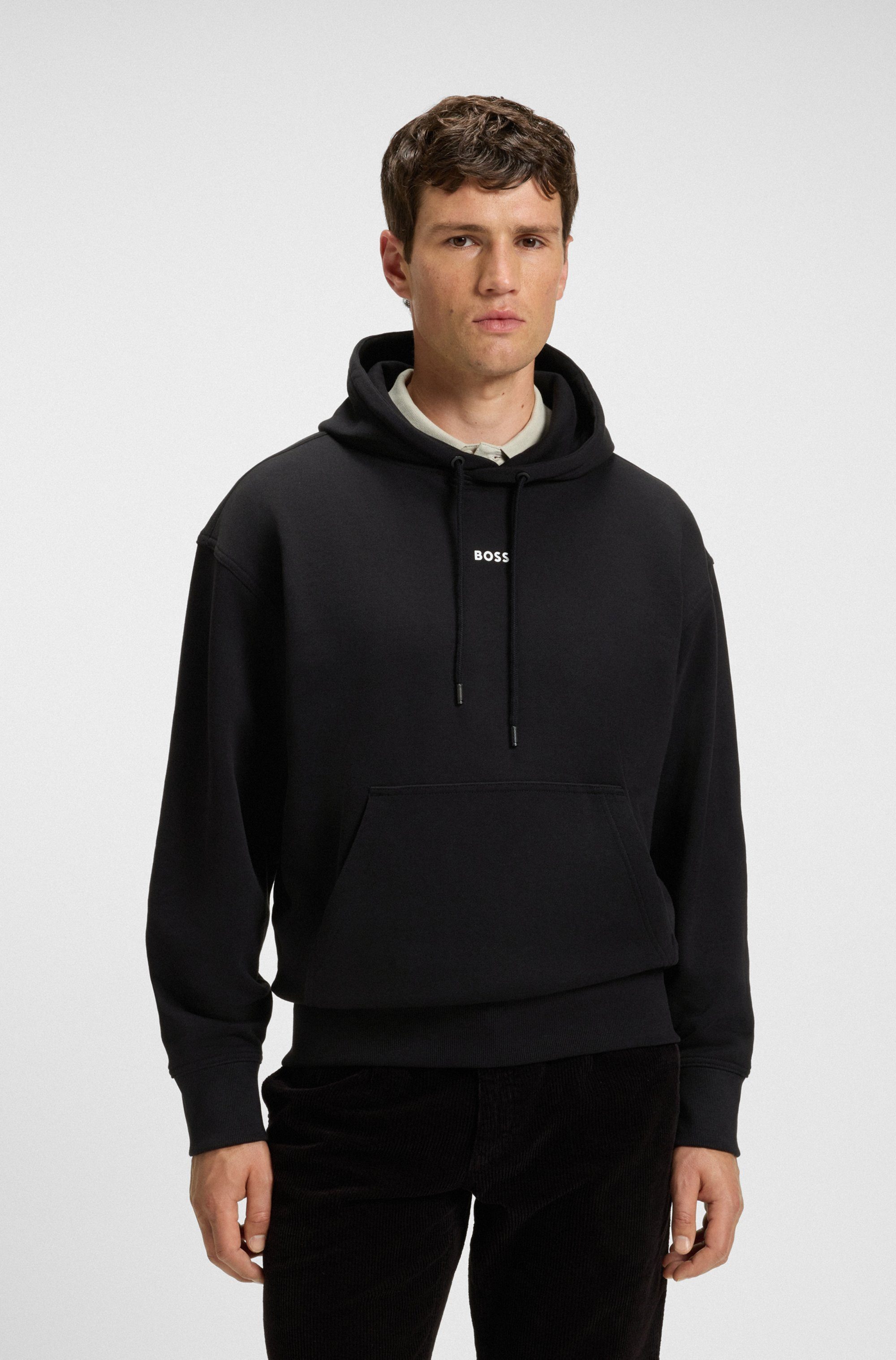 BOSS ORANGE Kapuzensweatshirt WeSmallhood mit Kängurutasche