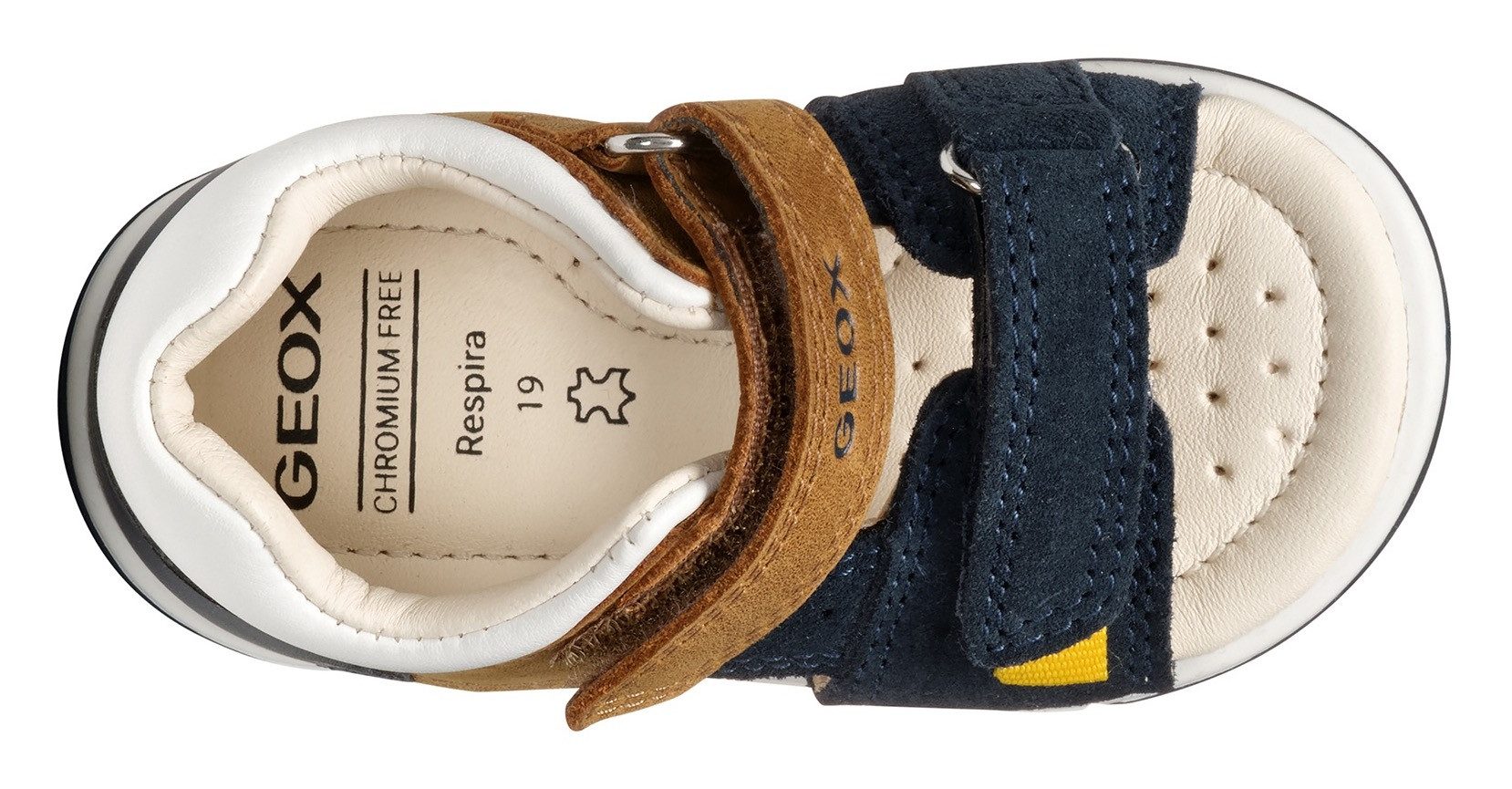 Geox B SANDAL ZAPITO BOY Lauflernschuh, Babyschuh, Sandale, Trekking Schuh mit Klettverschluss