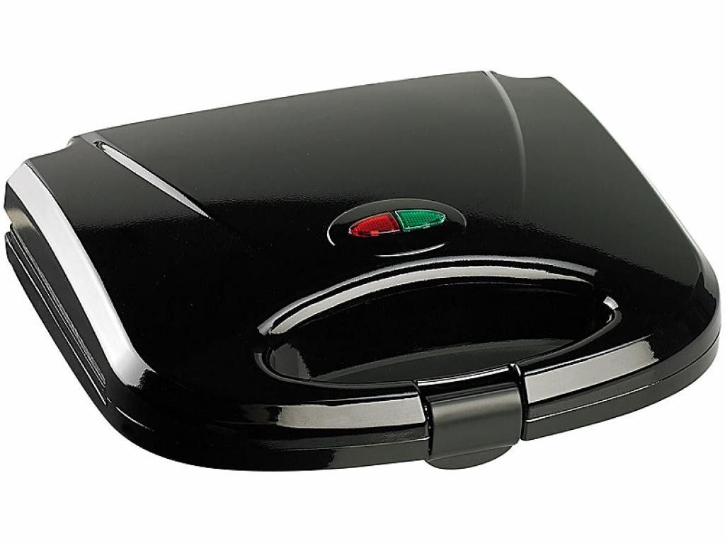 Rosenstein & Söhne Sandwichmaker Sandwich-Toaster Sandwichmaker Sandwich Maschine Toast Maker, 750 W, antihaftbeschichtete Platten