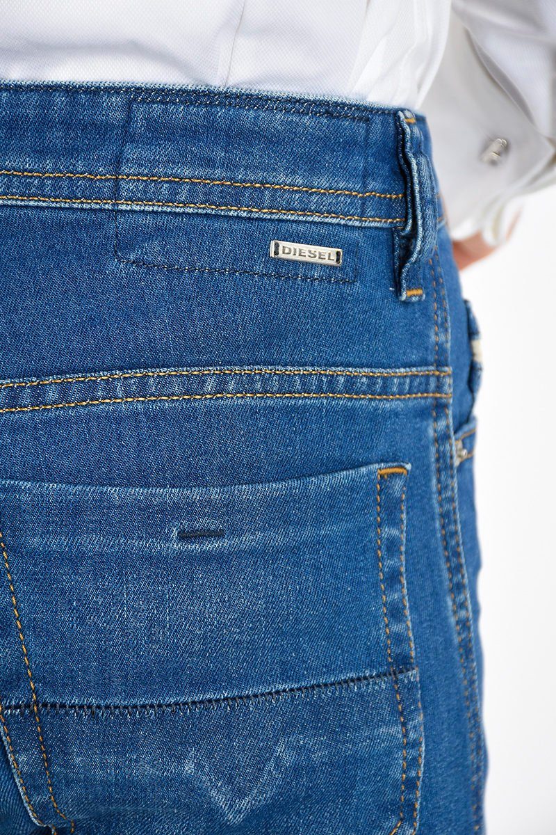 Diesel Slim-fit-Jeans Herren Länge: Thommer Blau, 084RM Stretch, 5-Pocket-Style, Röhrenjeans, L32