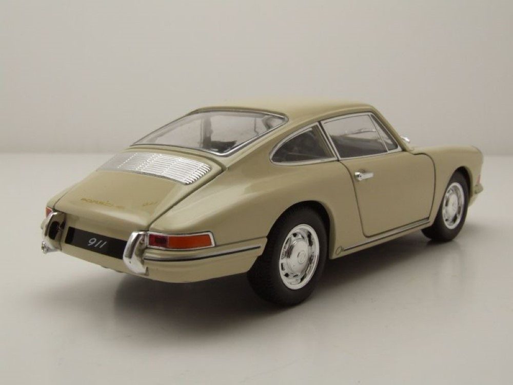 Welly Modellauto Porsche 911 1964 beige, Maßstab 1:24