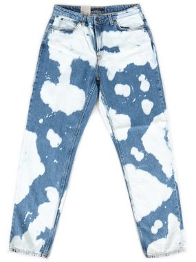 Nudie Jeans Tapered-fit-Jeans High Waist Hose Breezy Britt Tie Dye - W33 L32