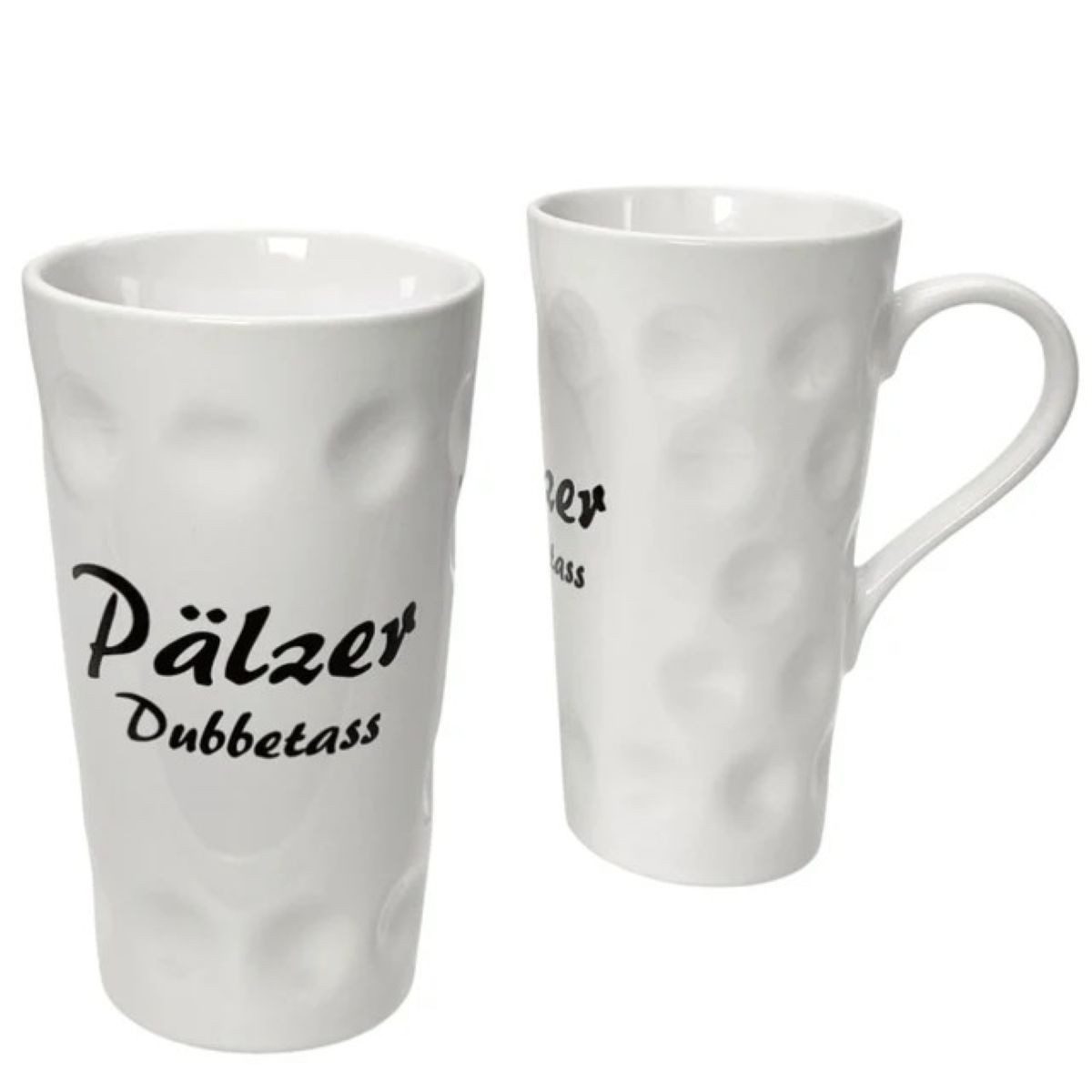 Dubbetasse Tasse Pälzer Dubbetass Große Keramiktasse mit 0,5 L Fassungsvermögen