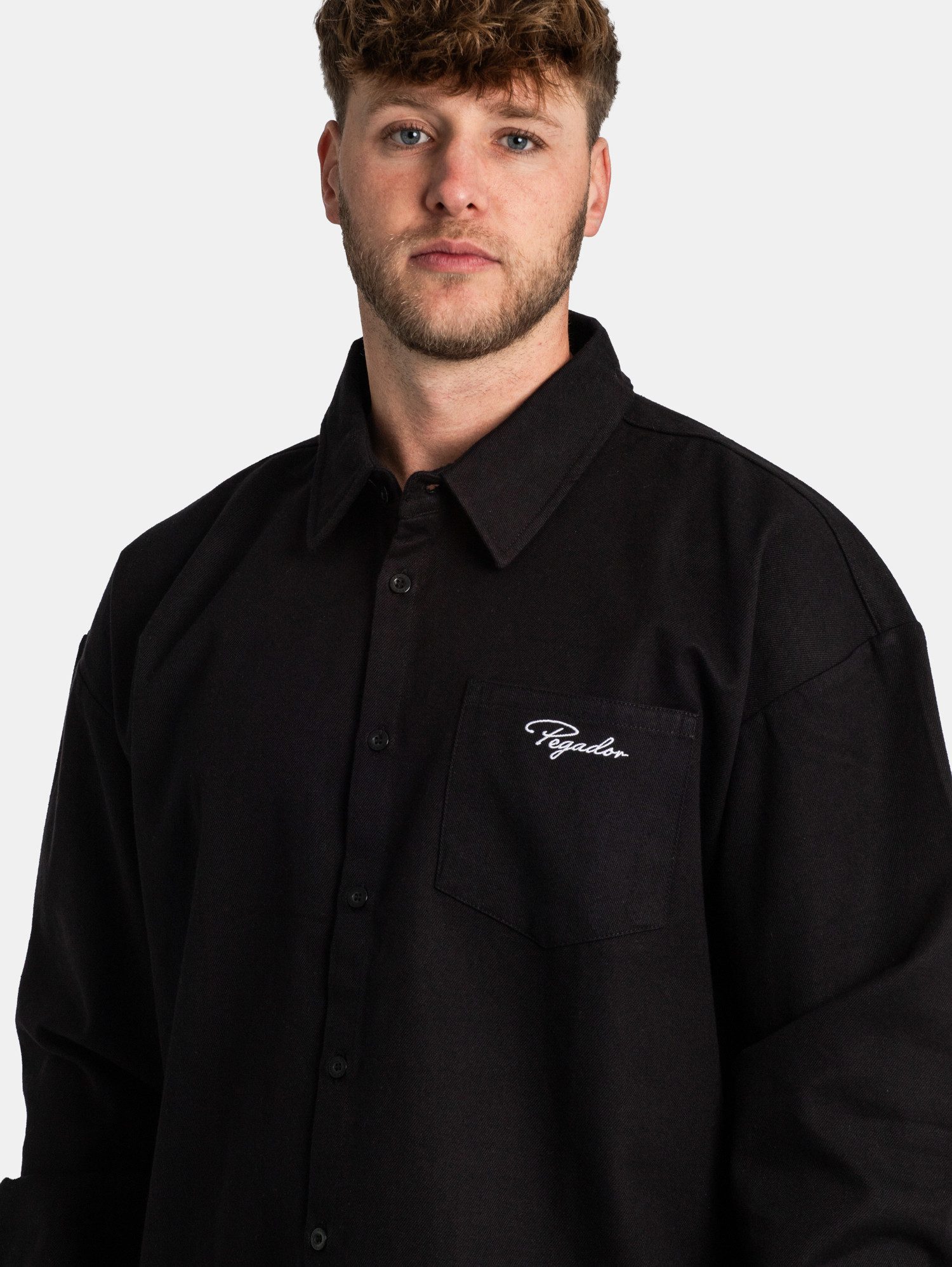 PEGADOR Hemdjacke Pegador Signature Oversized Flannel Shirt