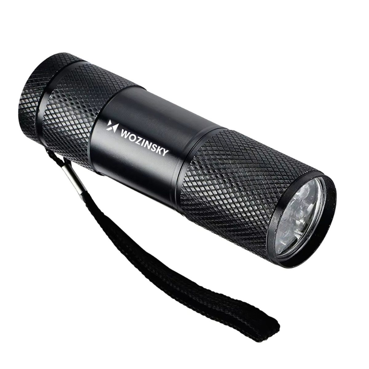 Wozinsky Taschenlampe WLD-9L, 9 UV-LEDs, kompaktes Aluminiumgehäuse und IP65-Schutz