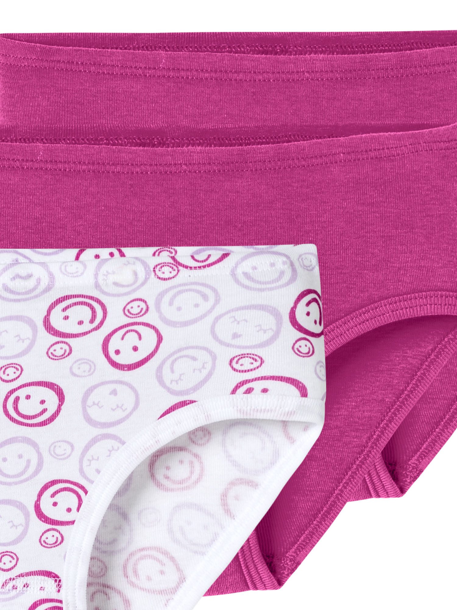 Schiesser Hüftslip Fine Rib (3-St) Hüft‑Slip, Low Rise Slip, Low Waist Slip