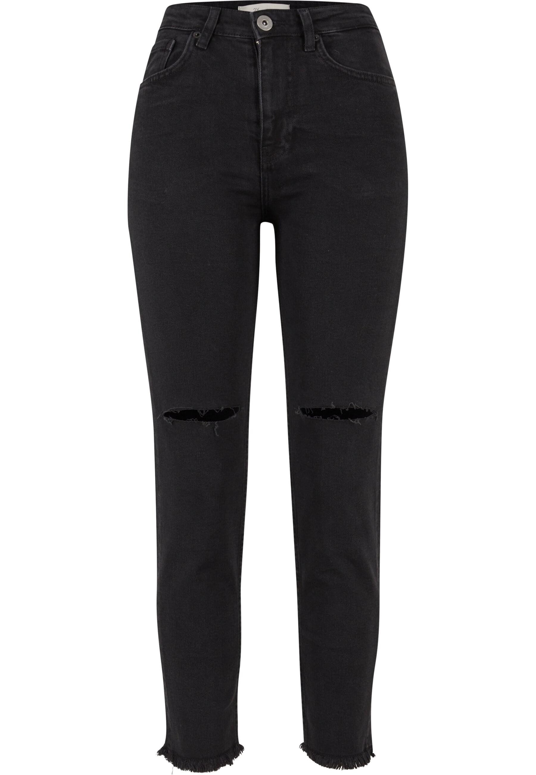 2Y Studios Bequeme Джинсы 2Y Studios Damen 2Y Ladies Destroyed Mom Fit Denim