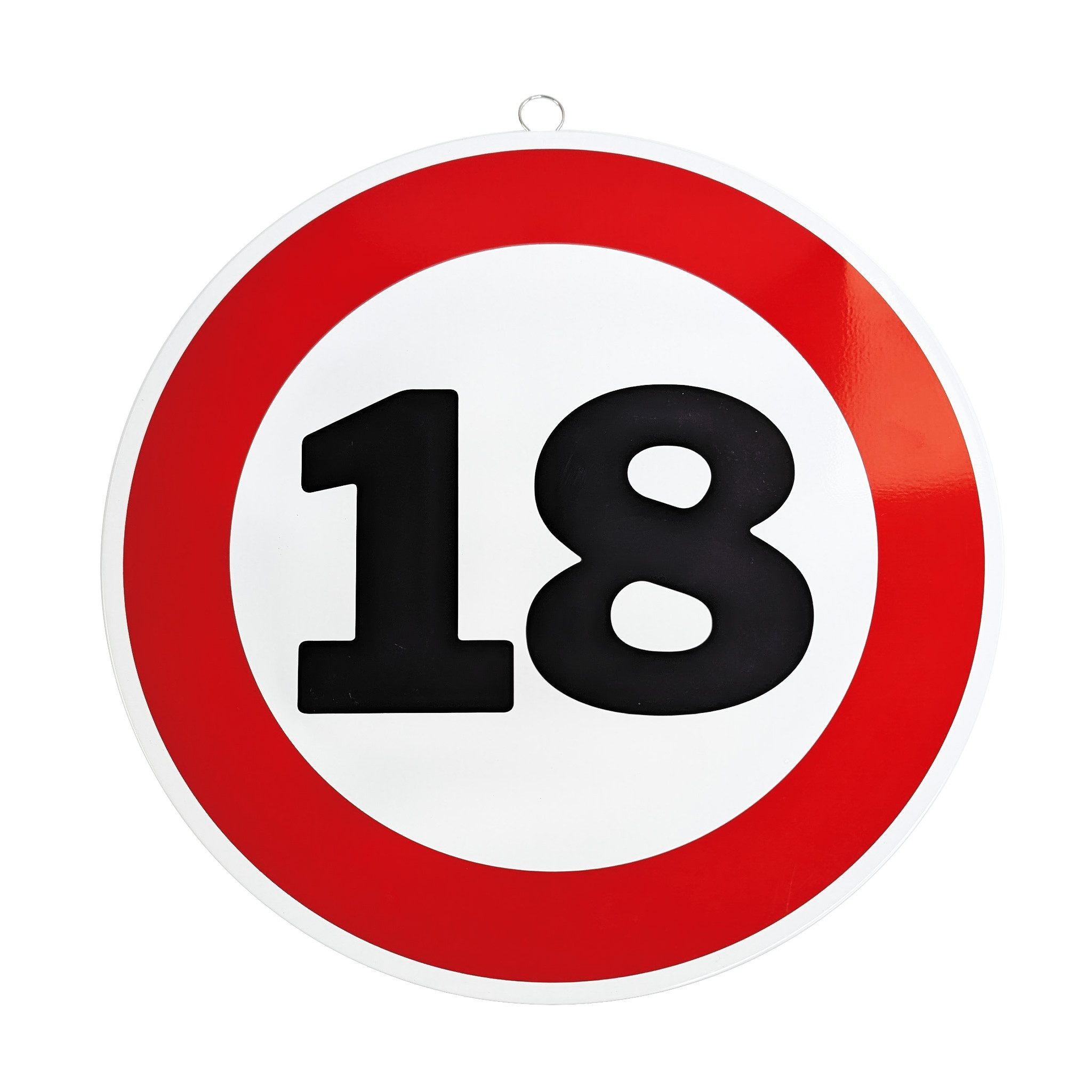 Herz & Heim Metallschild mit Verkehrszeichen als Dekoration zum Geburtstag, günstig online kaufen