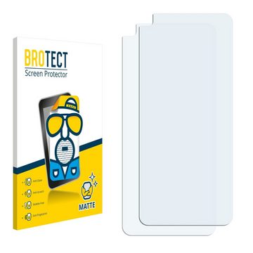 BROTECT Schutzfolie für Tecno Spark 7 Pro, Displayschutzfolie, 2 Stück, Folie matt entspiegelt
